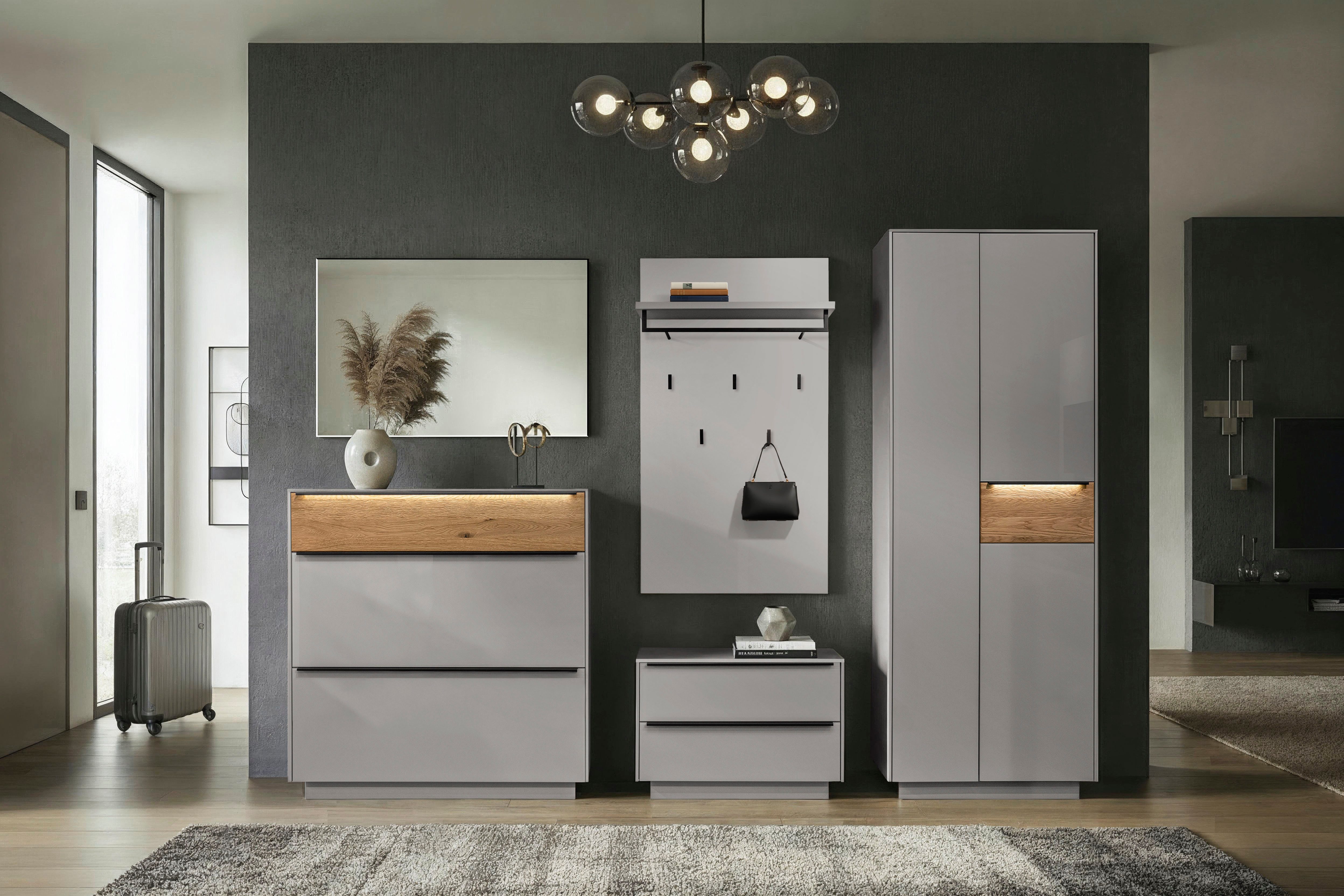 Mäusbacher Garderobenpaneel Nova Garderobe, mit Kleiderstange und Hutablage BHT 69x123x28 cm – Bild 5 von 5