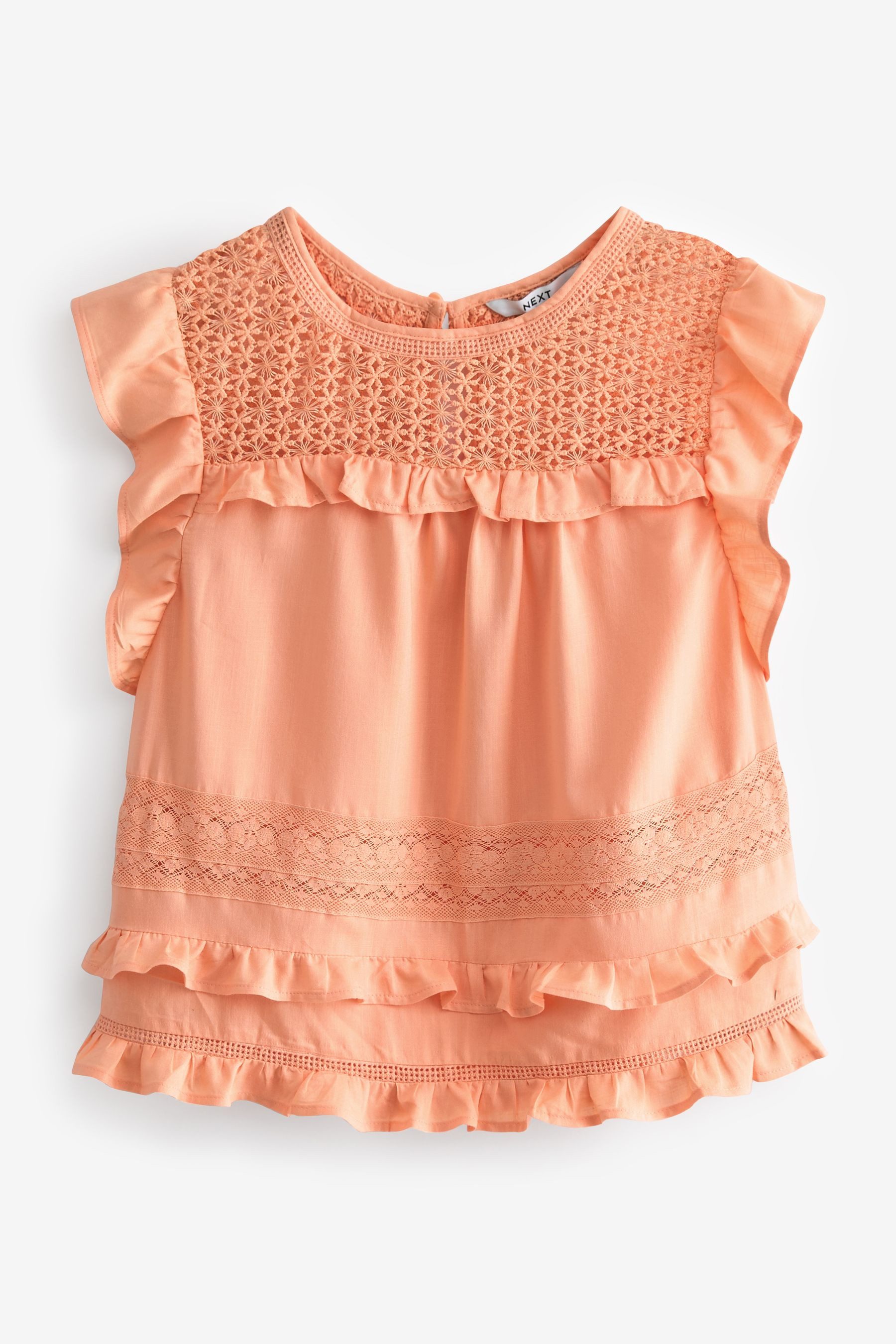 Next Blusentop Sommerbluse mit Spitzeneinsatz und günstig online kaufen