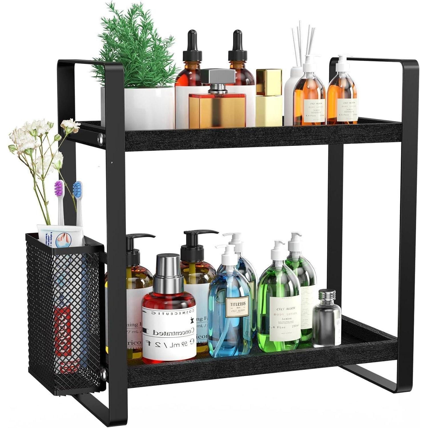 LuxusKollektion Make-Up Organizer Badezimmer Organizer Korb Aufbewahrung Hautpfl