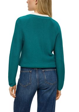 s.Oliver Strickpullover Pullover mit V-Ausschnitt