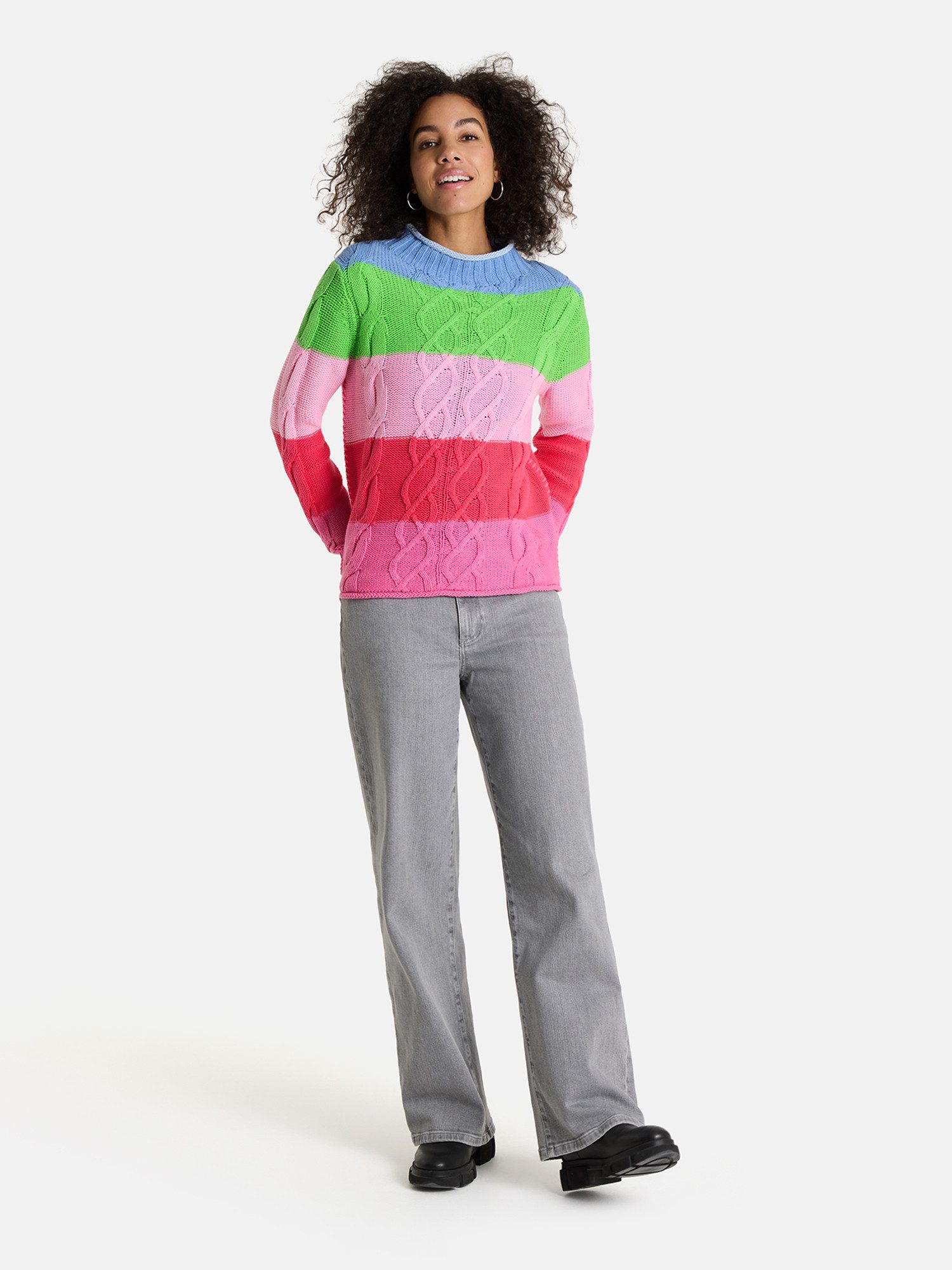 Lieblingsstück Strickpullover BalcaL mit Zopfmuster