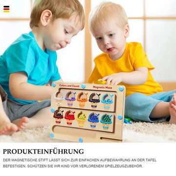 MAGICSHE Spiel, Magnetspiel Baby Montessori Spielzeug für Kinder über 3 Jahren