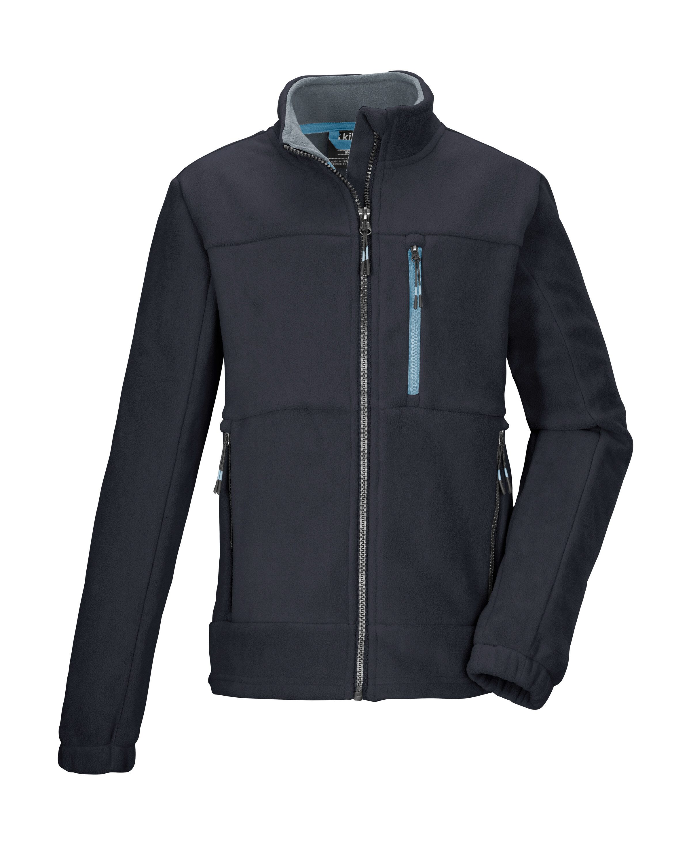 Killtec Fleecejacke KOW 225 BYS FLC JCKT Kinder Fleecejacke mit Stehkragen, Kinnschutz und Zipper-Taschen