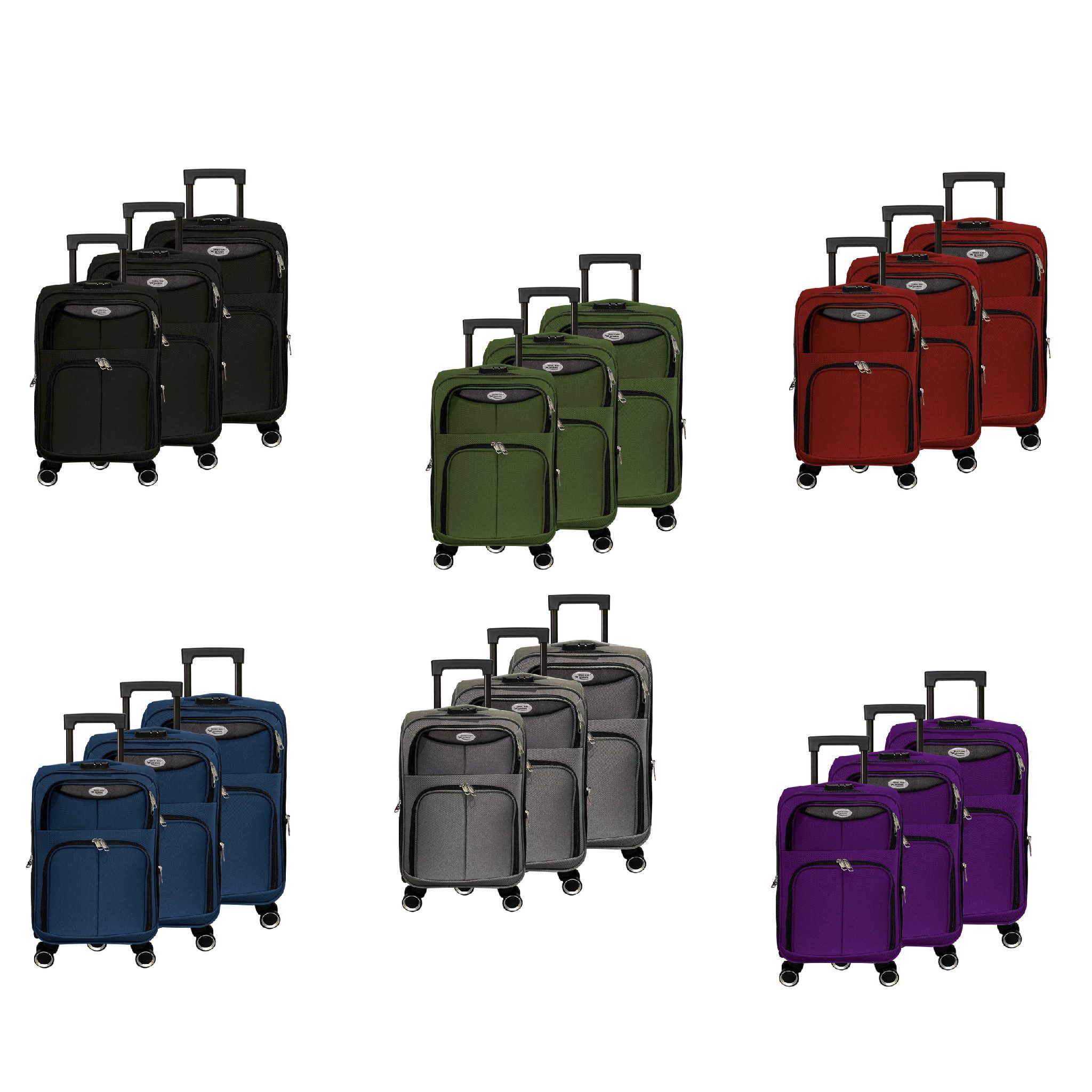 Home4Living Weichgepäck-Trolley Reisekoffer ReisetrolleyMykonos Koffer S,M, günstig online kaufen