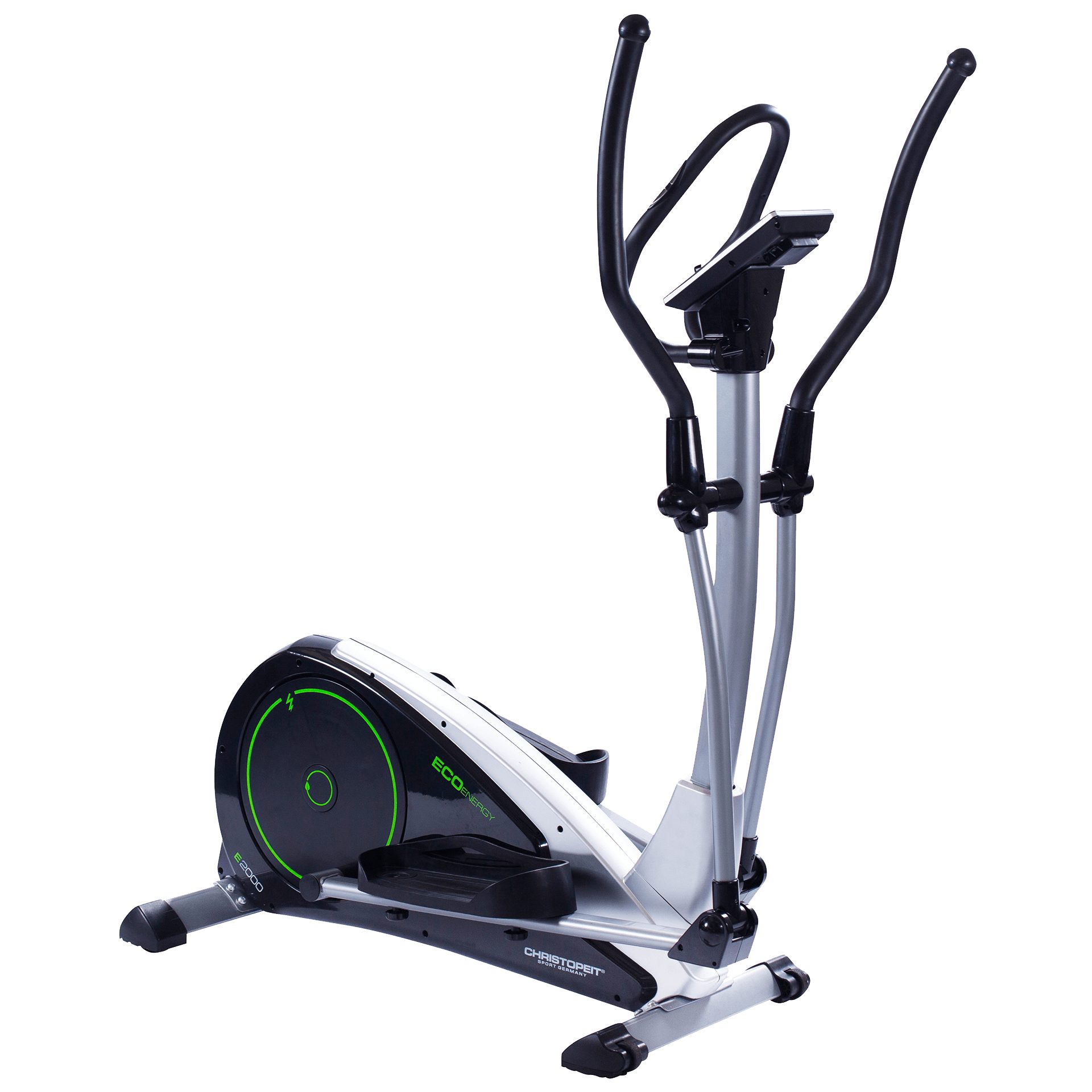 Christopeit Sport® Crosstrainer-Ergometer Eco 2000" (Fitnessgerät), 150 kg max. Benutzergewicht, 24 Widerstandsstufen