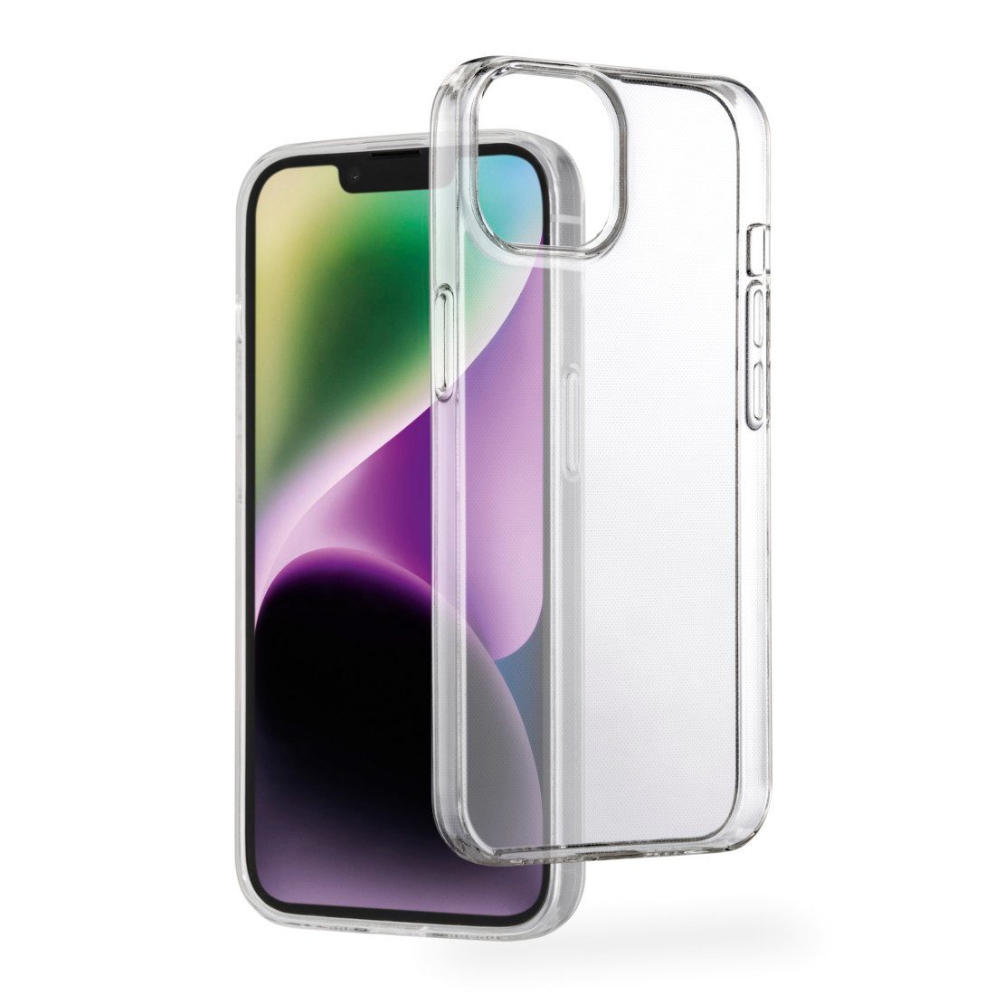 Hama Smartphone-Hülle Handyhülle „Always Clear“ für iPhone 14 (kratzfest, ohne Vergilben)