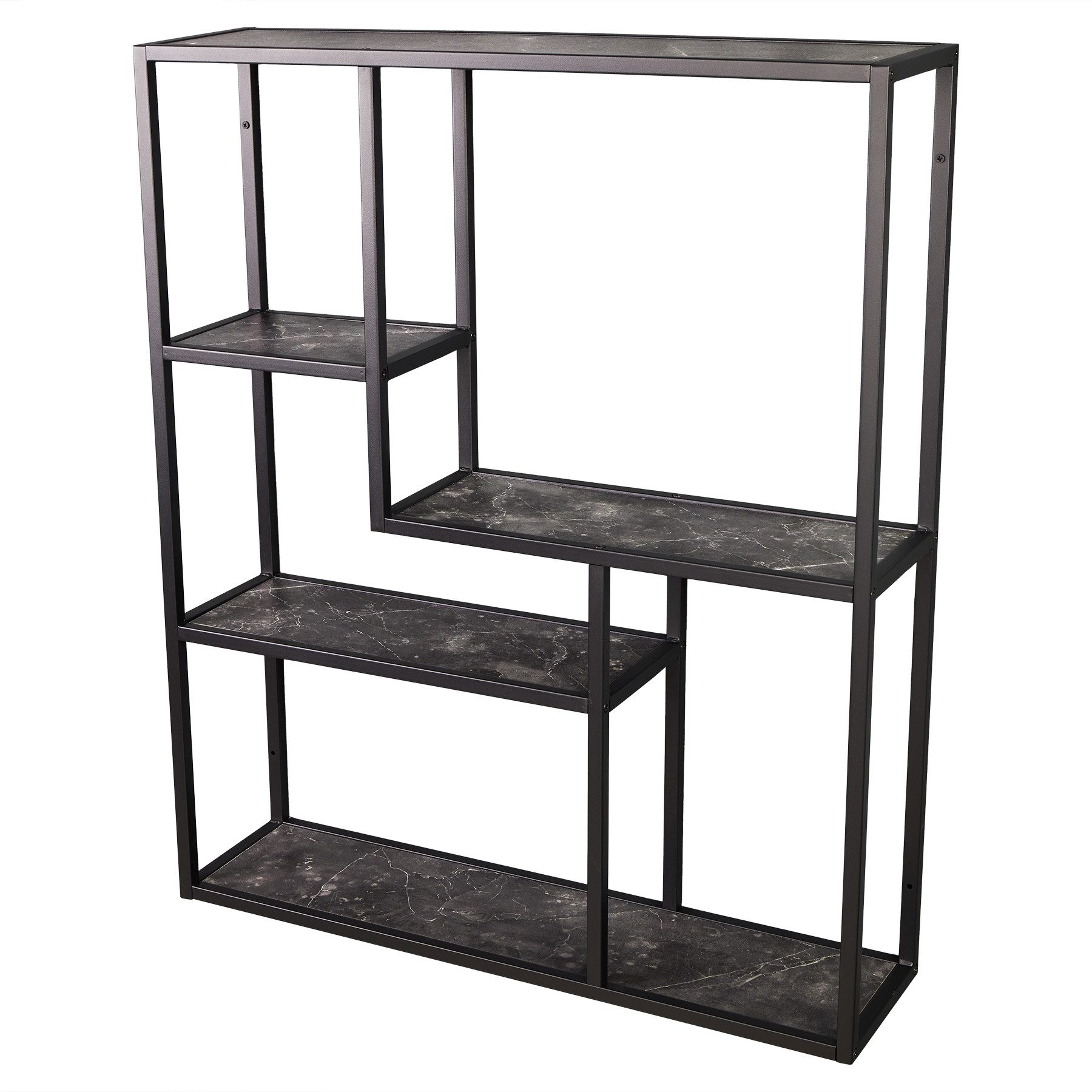 riess-ambiente Wandregal SLIM LINE 95cm graphit / schwarz, Einzelartikel 1- günstig online kaufen