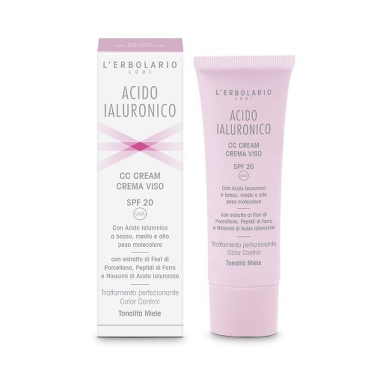 L´ERBOLARIO CC-Creme HYALURONSÄURE CC Creme 50ml Heller Farbton: Honig (Miele), 1-tlg.