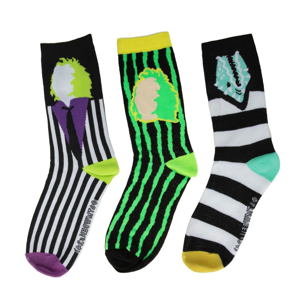 Cinereplicas Socken Beetlejuice Socken 3er-Pack