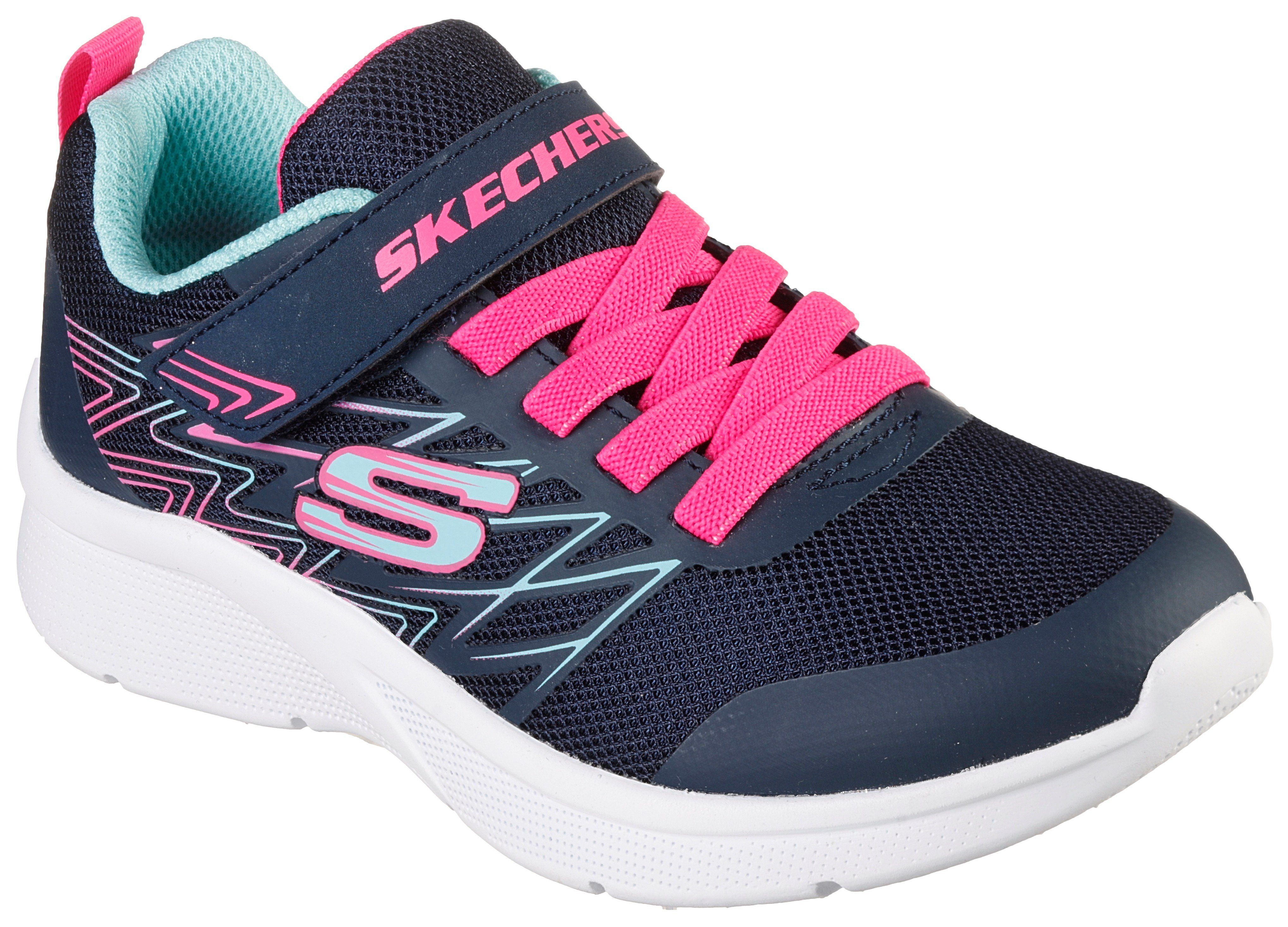 Skechers Kids mit bunten Kontrast-Details MICROSPEC (20203130) BOLD Sneaker DELIGHT NVY