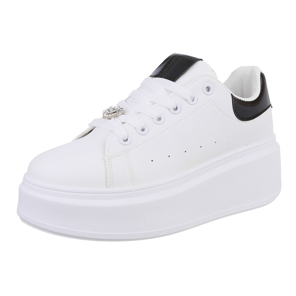 Ital-Design Damen Sneaker mit erhöhter Sohle und elegantem Design Sneaker ( günstig online kaufen