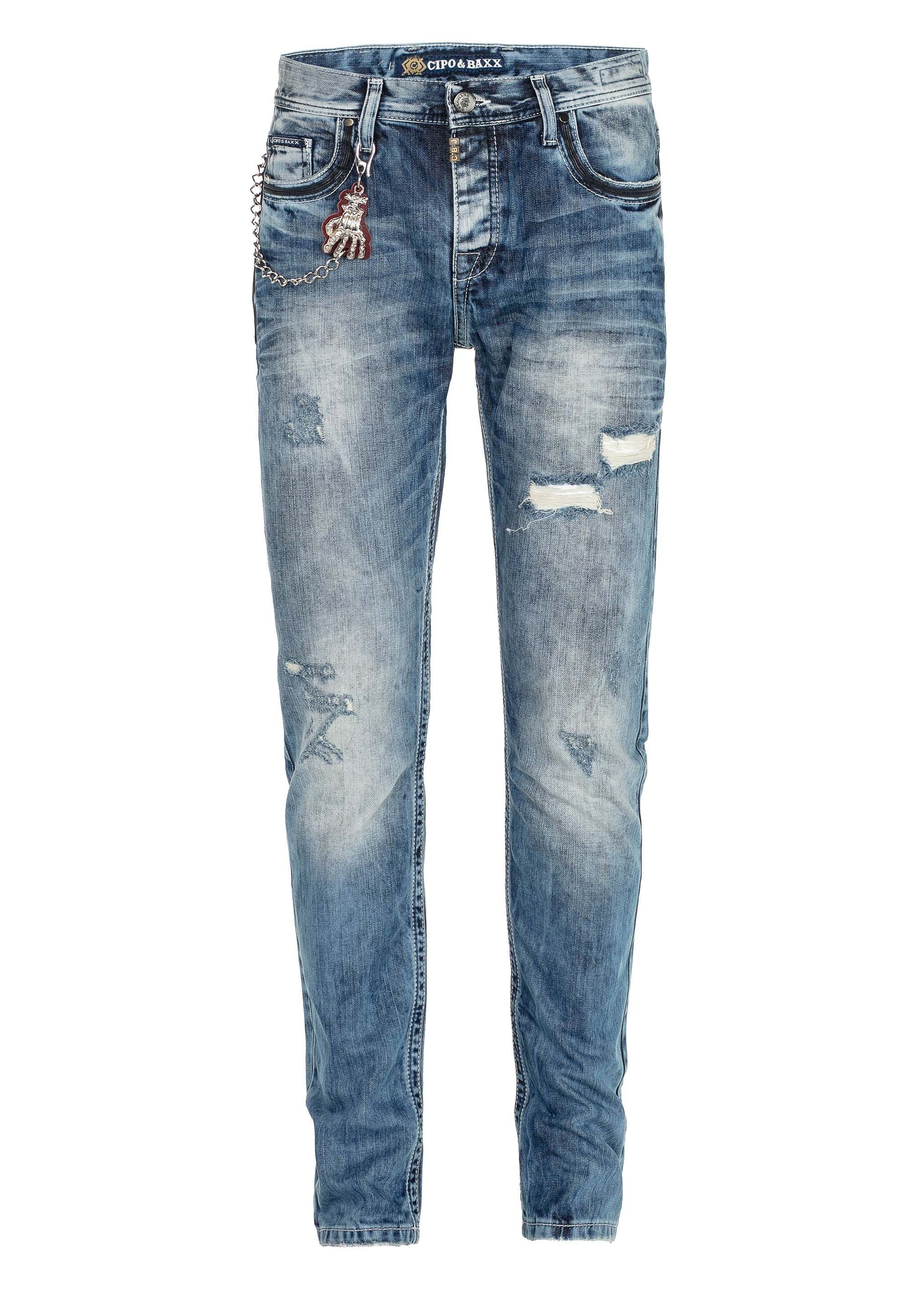Cipo & Baxx 5-Pocket-Jeans Jeans im washed Design günstig online kaufen