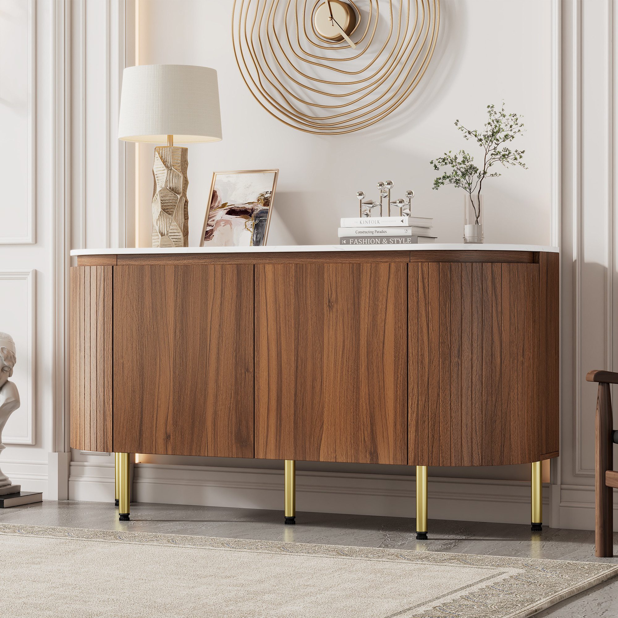 Sideboard Moderner Bogenförmiger Anrichte