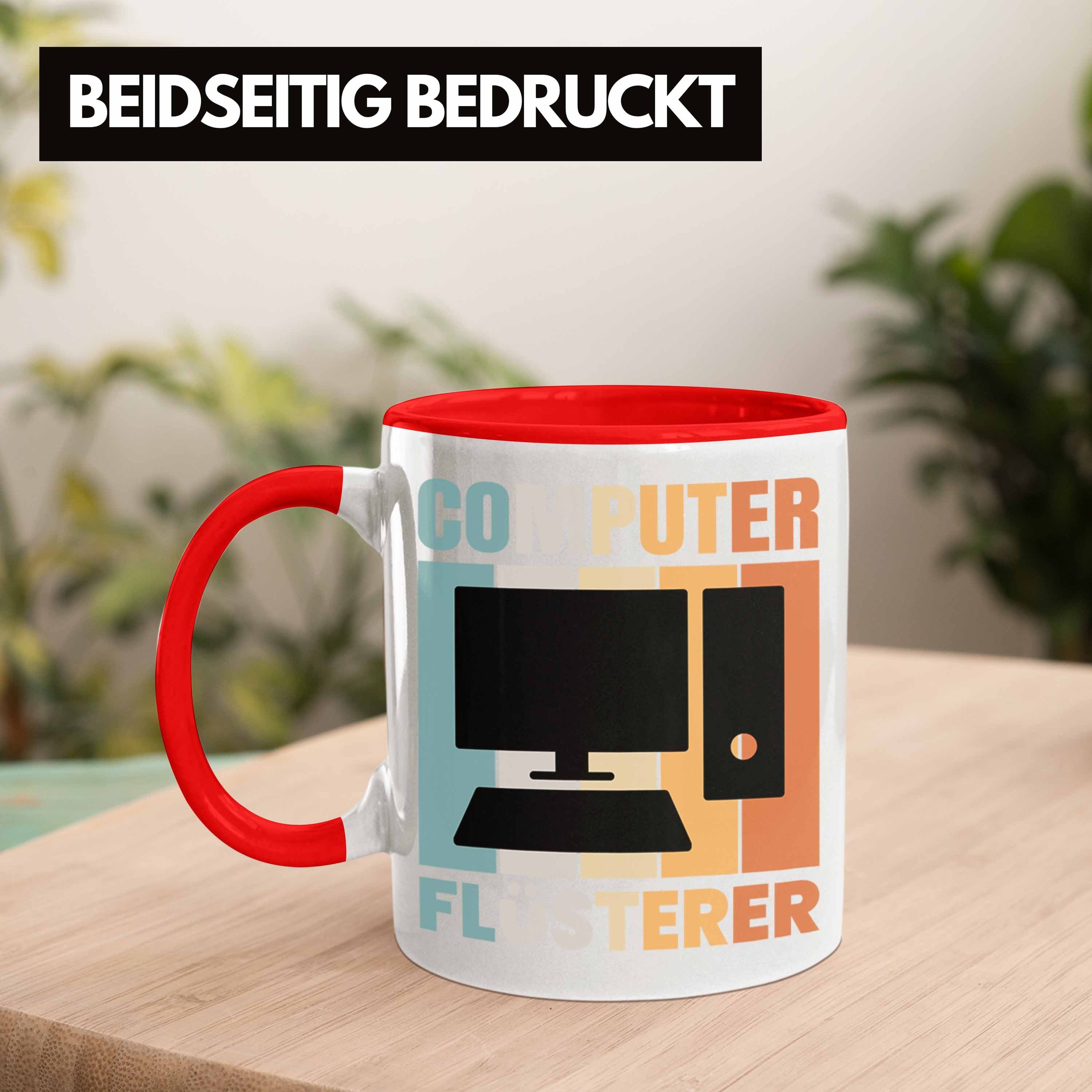 Trendation Tasse Trendation - IT Computer Nerd Flüsterer Informatiker Tasse Lustig Gesc