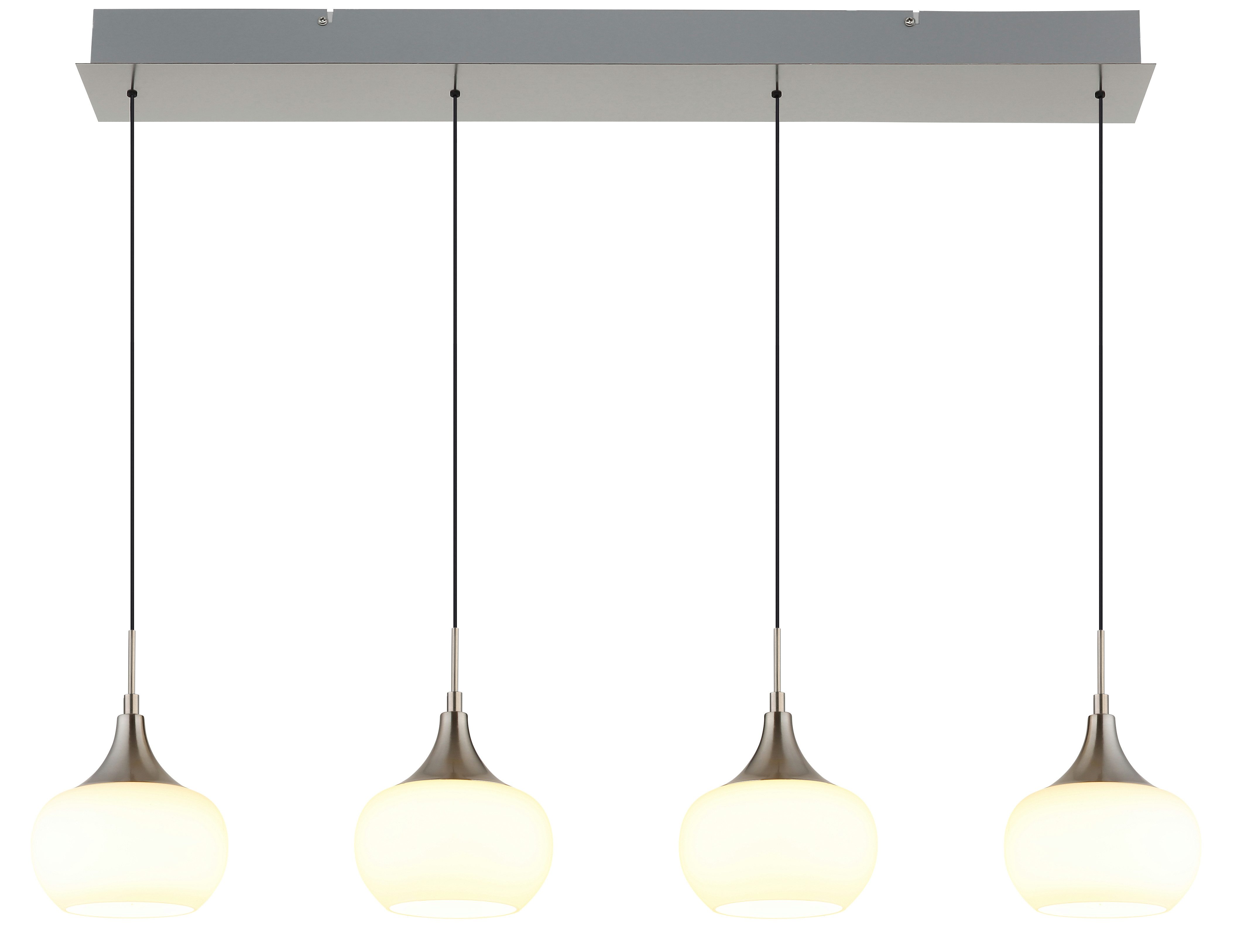 NOWA Hängeleuchte LUI, LED fest integriert, Warmweiß, LED-Hängeleuchte, dimmbar, Soft-Lift, elegant & funktional