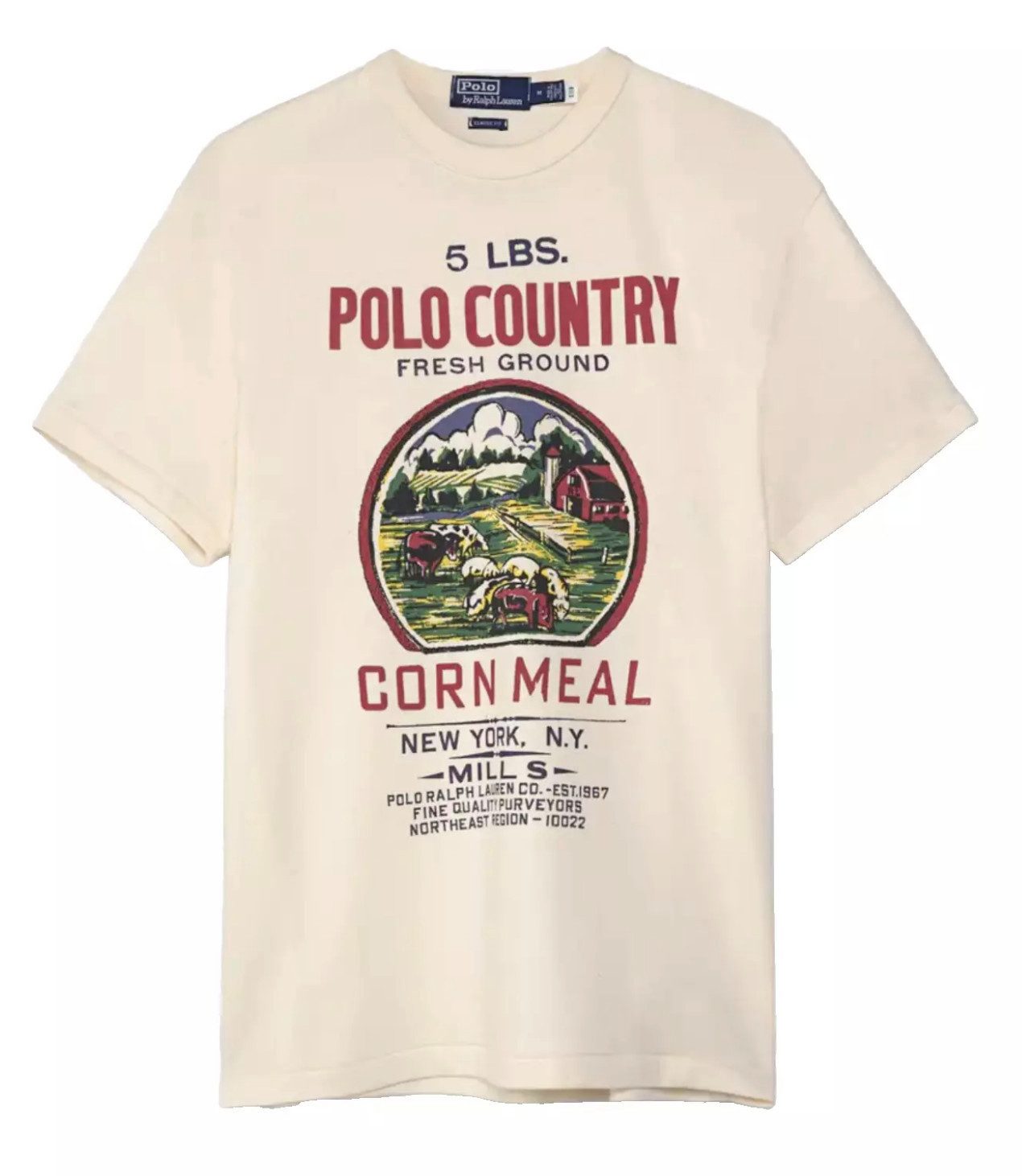 Polo Ralph Lauren T-Shirt Vintage Polo Country-inspiriertes Grafikdesign Verbindet Vintage-Charme mit zeitlosem Stil