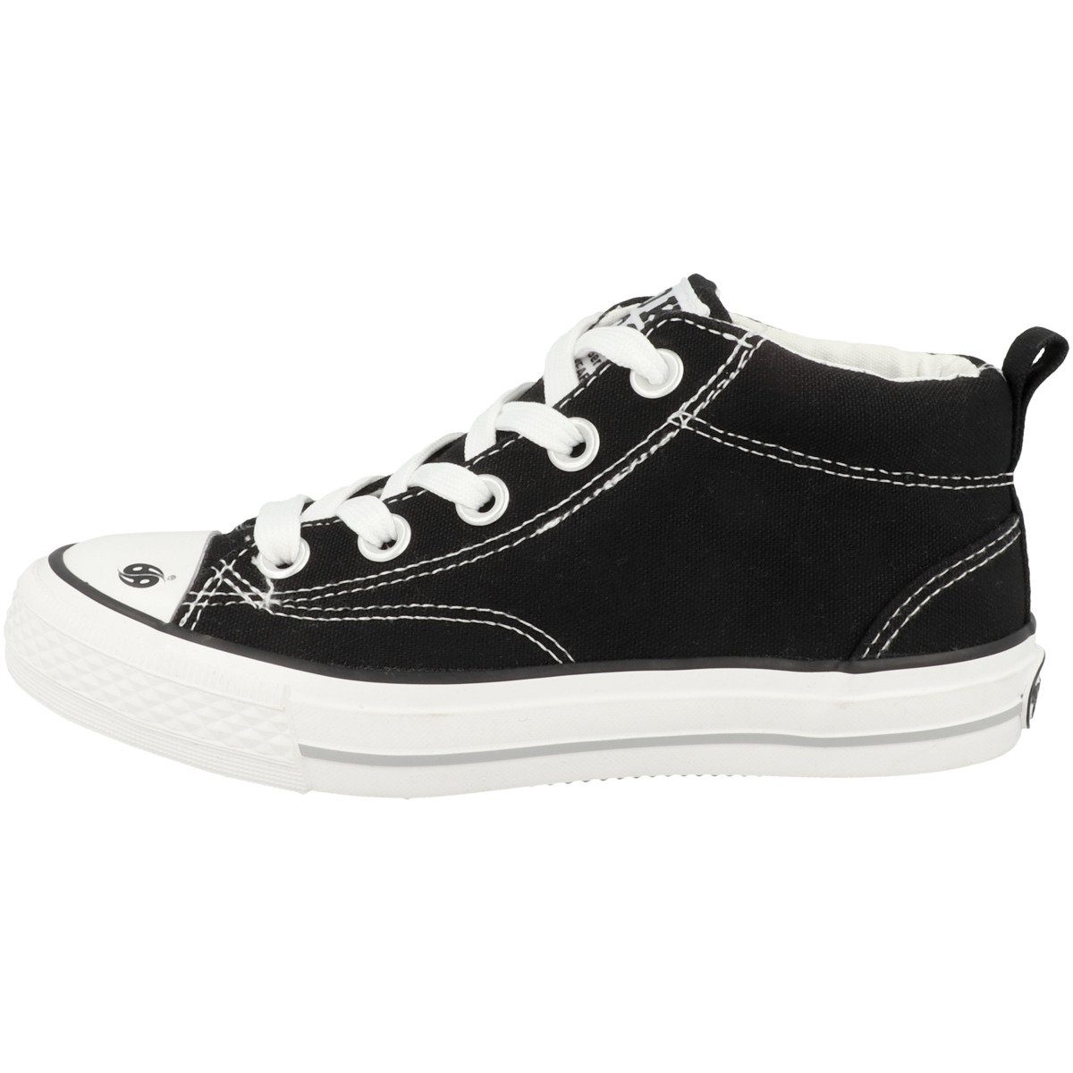 Gerli Sneaker schwarz Unisex by Ferse Kinder Dockers Verstärkte 38AY603