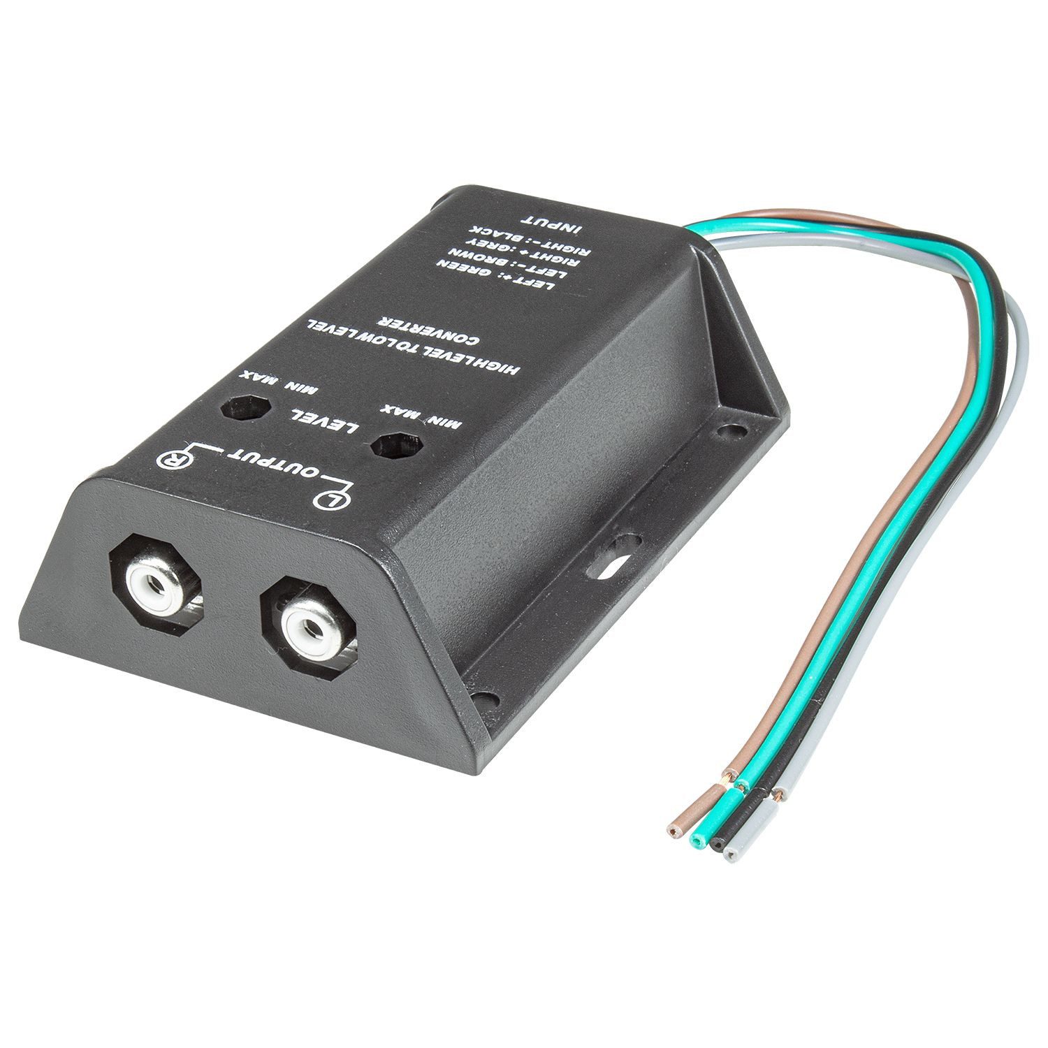 tomzz Audio Autoradio Hochpegel High Low Level Umwandler Converter Lautsprecher au KFZ Adapter