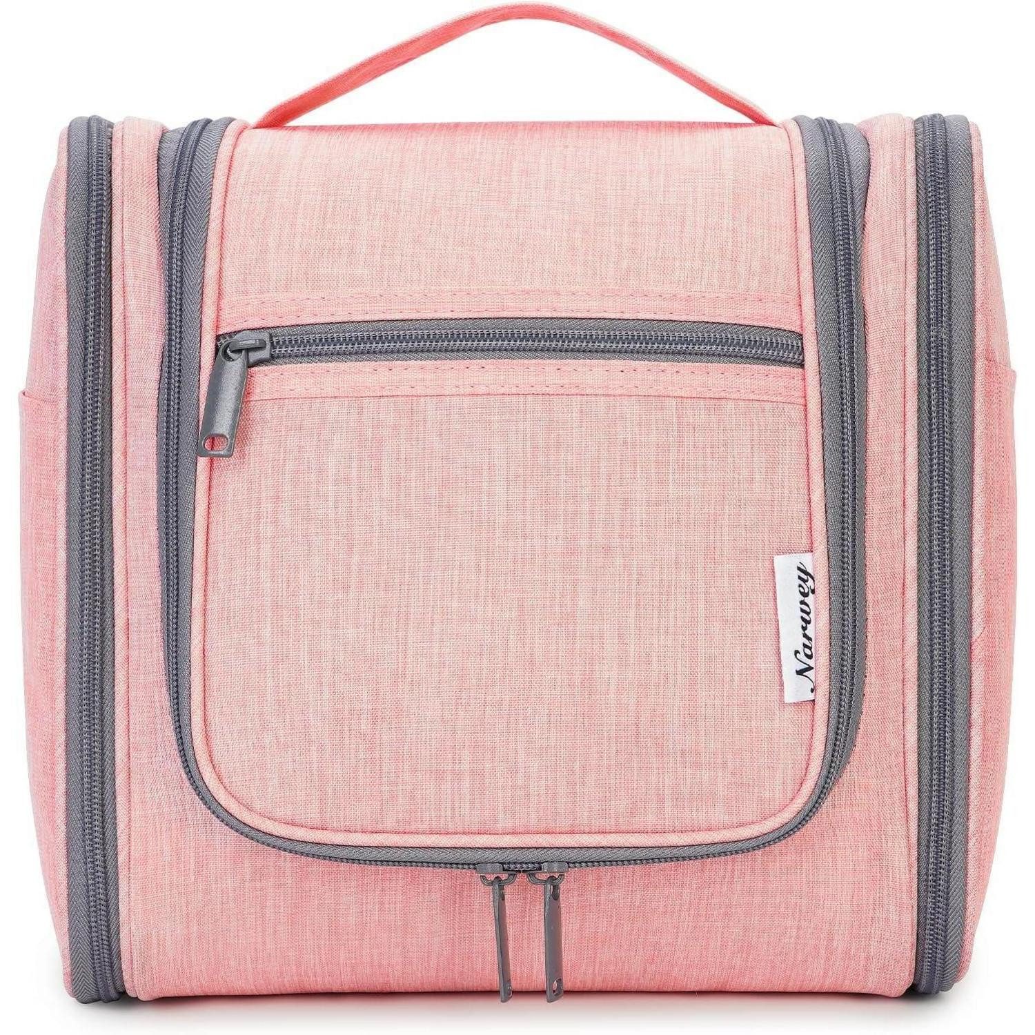 Kulturbeutel Kulturbeutel Kosmetiktasche Damen Herren Mädchen Rosa Rose L