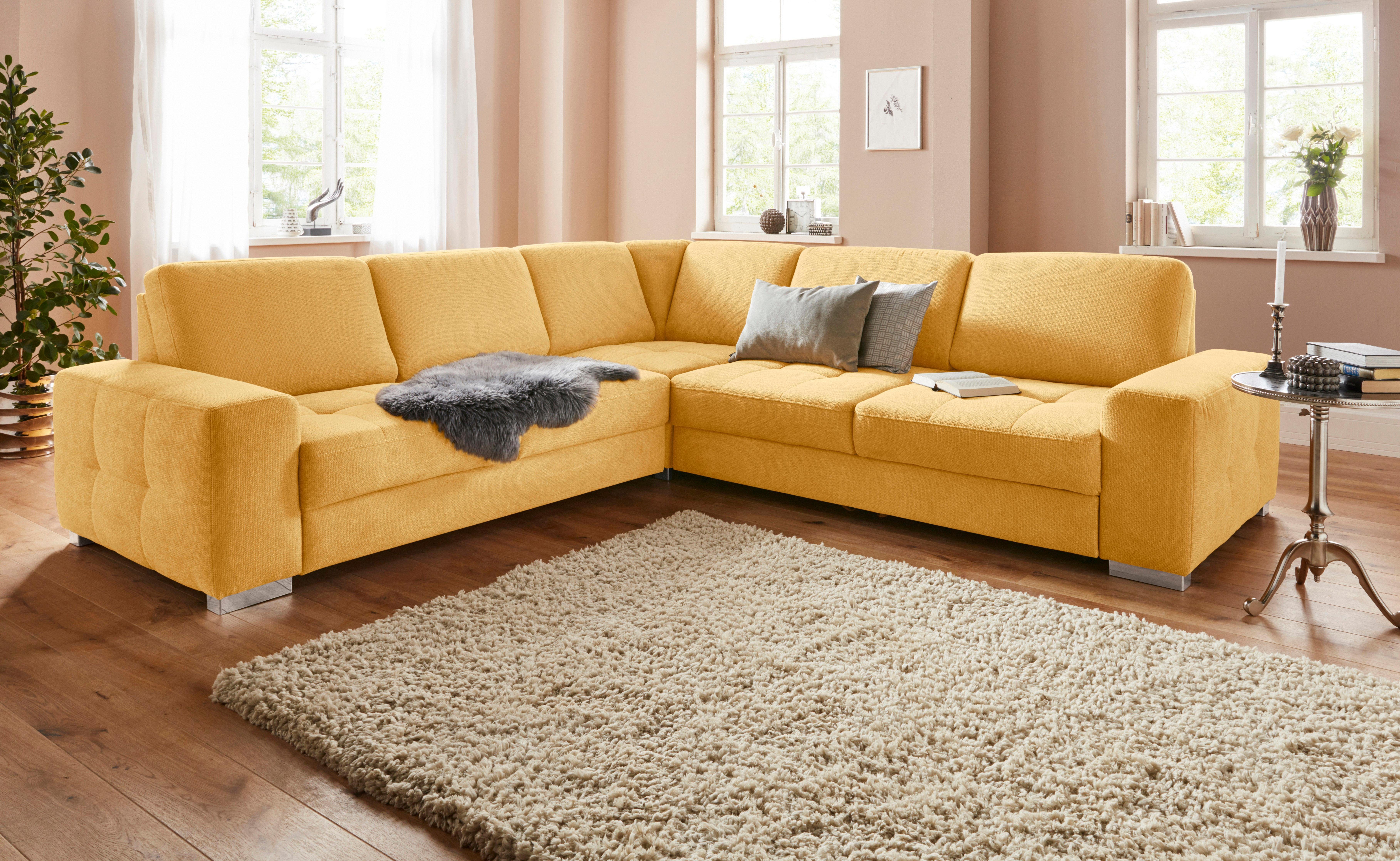 sit&more Ecksofa Santorini L-Form, mit Federkern günstig online kaufen