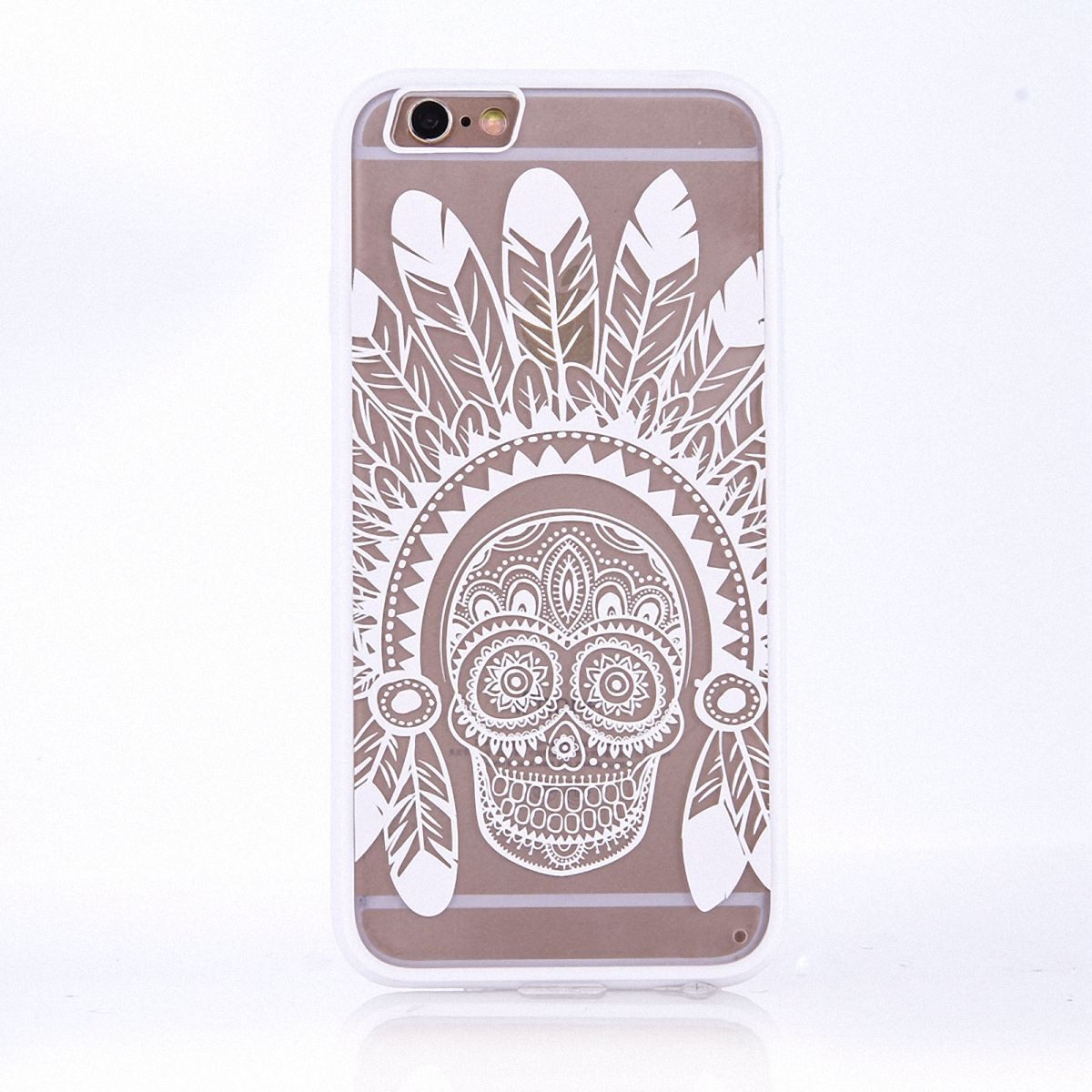 König Design Handyhülle Apple iPhone 8 Plus, Apple iPhone 8 Plus Handyhülle Backcover Weiß