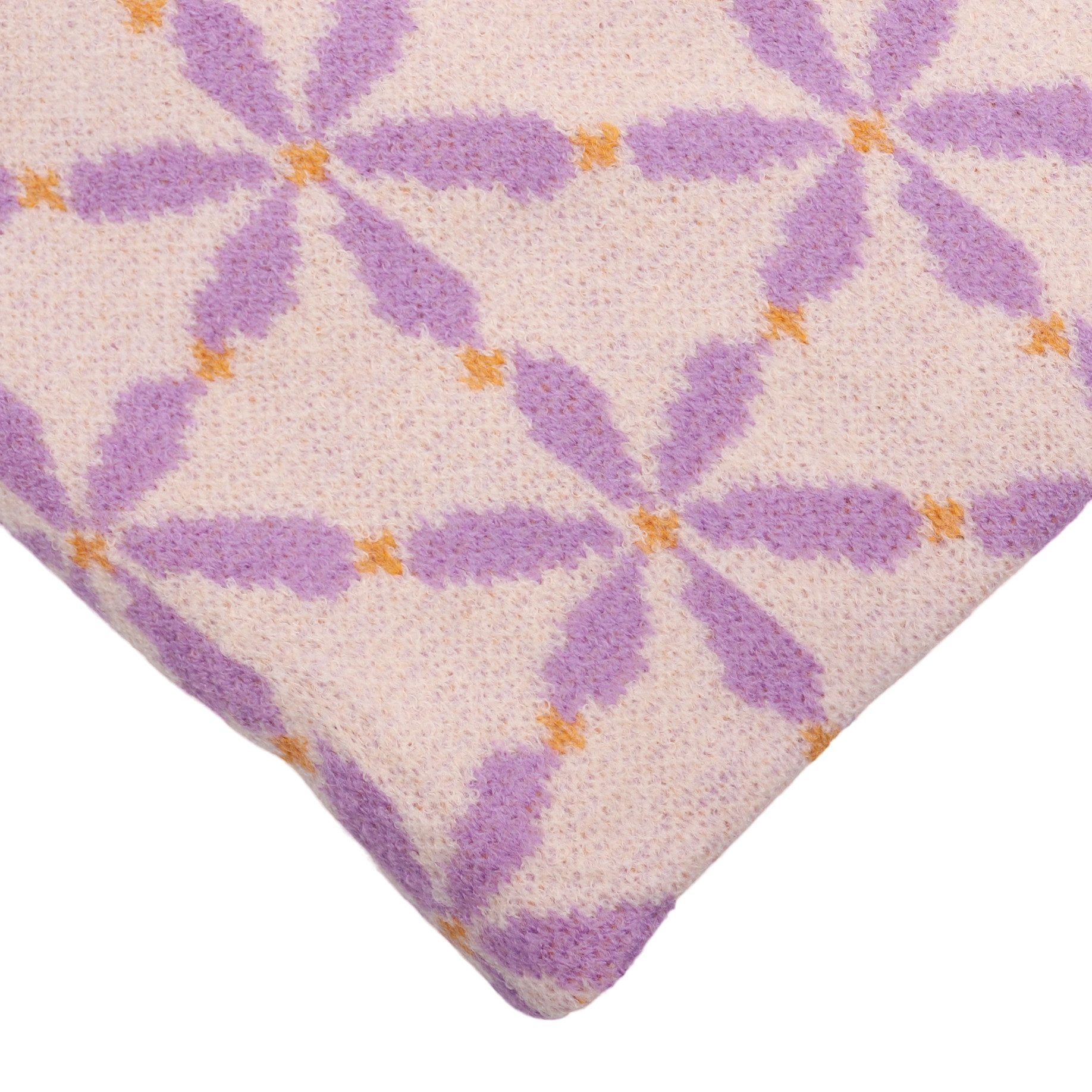 MIRROSI Dreieckstuch kuschliger und warmer Dreiecksschal ca.200x85 cm, (Blumen Muster; ca. 225 Gramm; Neue Kollektion Herbst/Winter 2025), Trendiges Blumen-Design, wärmend & weich