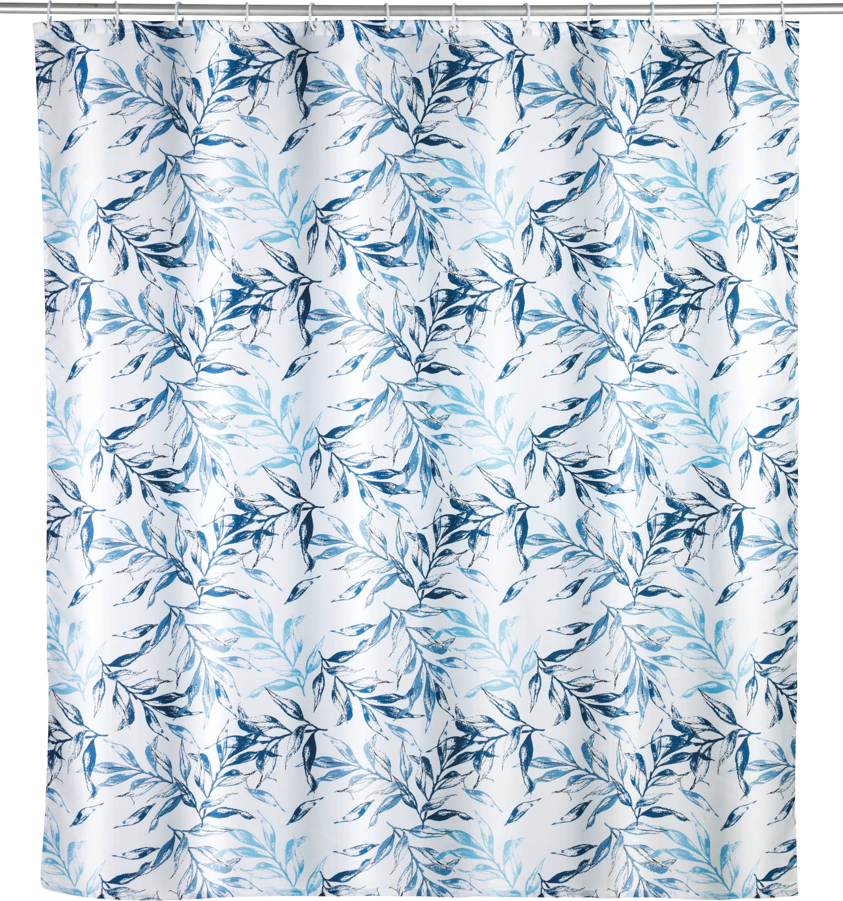 WENKO Duschvorhang Catala Breite 180 cm, Höhe 200 cm, Polyester, waschbar