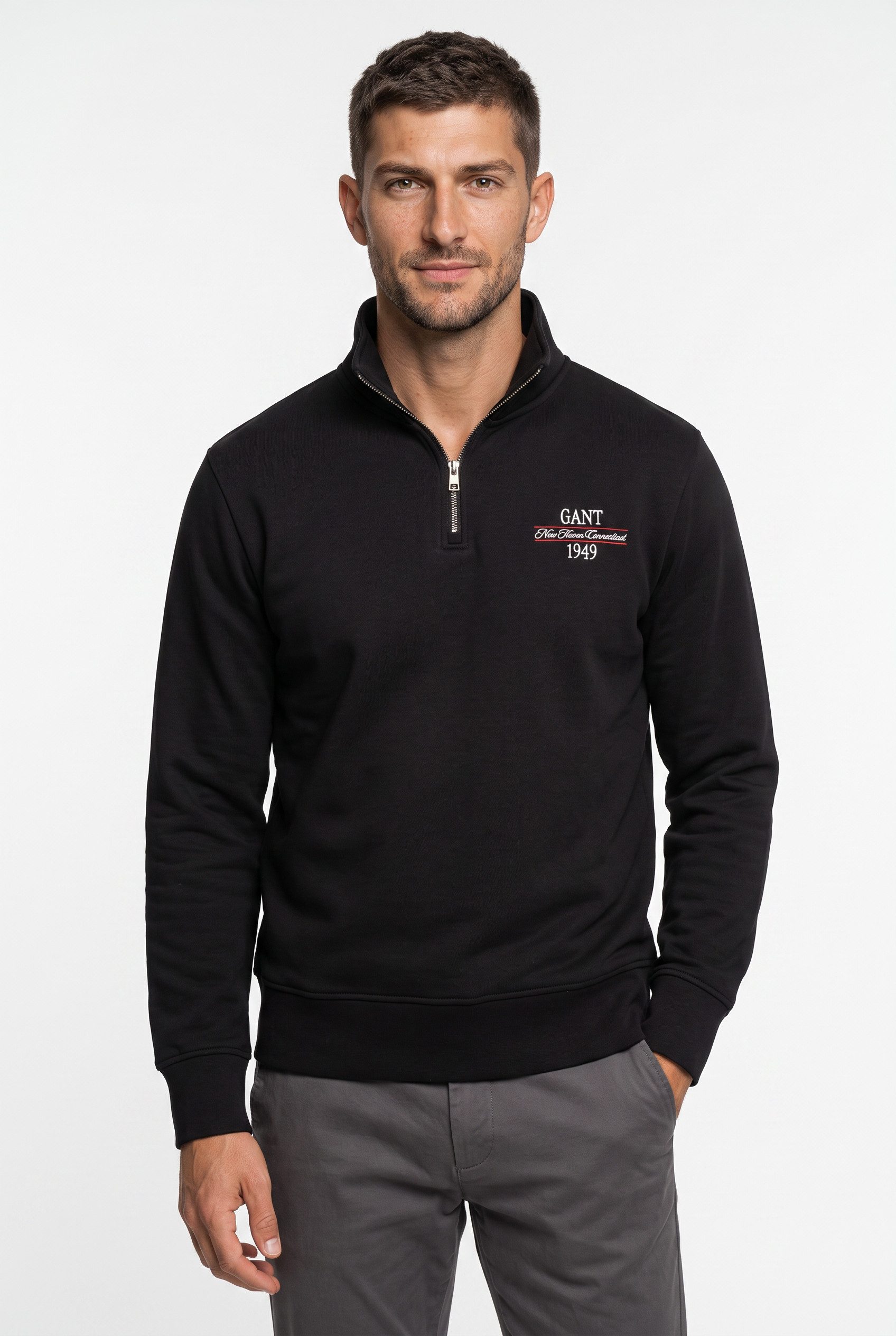 Gant Sweatshirt GRAPHIC HALF-ZIP