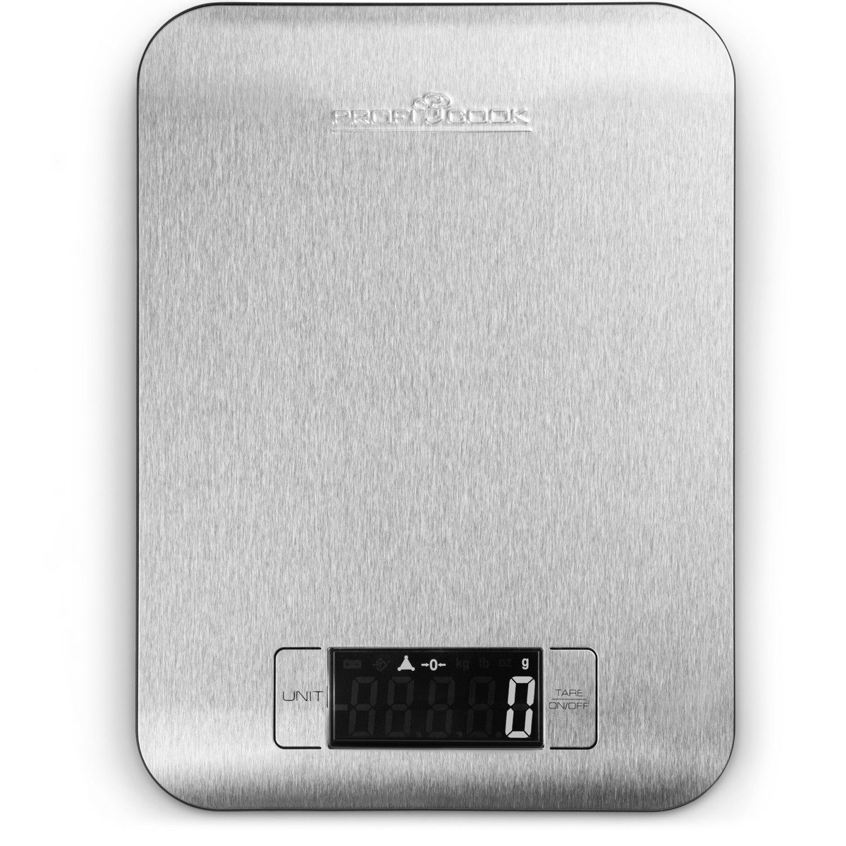 ProfiCook Küchenwaage PC-KW 1061, Messbereich bis 5000g, Tara-Funktion, LCD-Display