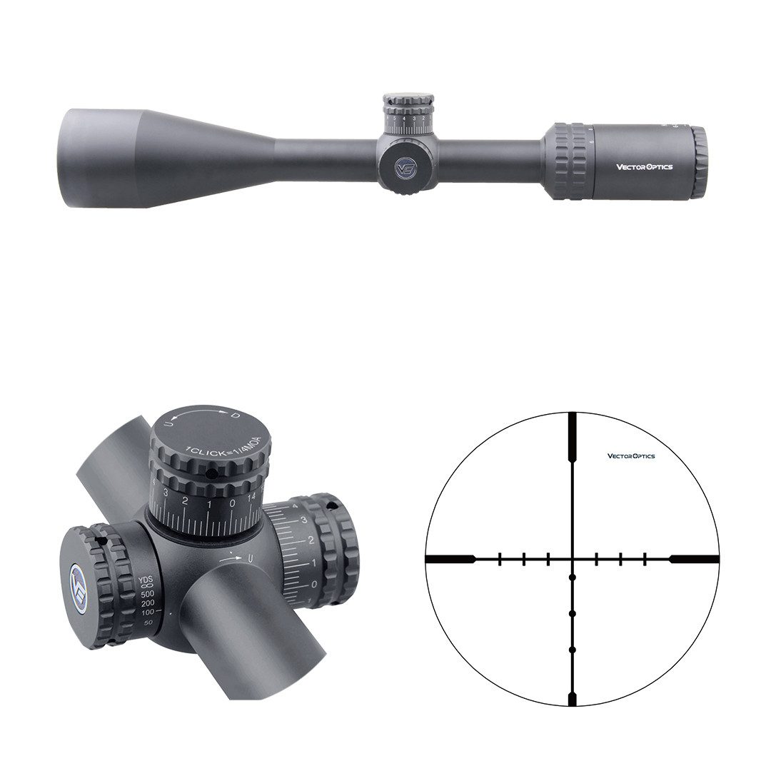 Vector Optics Vector Optics SCOL-31 Hugo 6-24x50SFP Zielfernrohr (Ideal für Jagd, Sport und Airsoft)