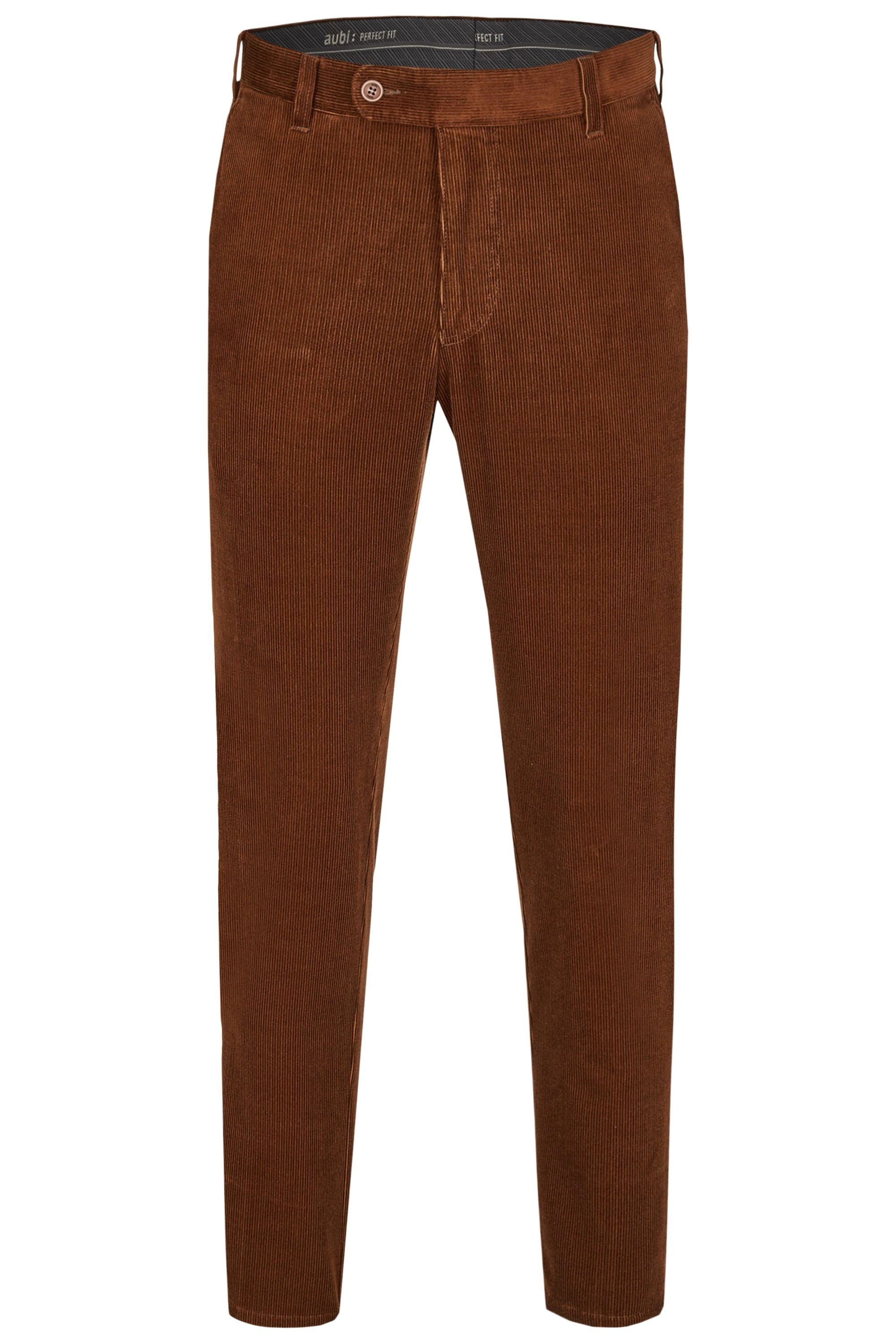 aubi: Stoffhose aubi Perfect Fit Herren Hose Baumwoll Cord Stretch Modell 5 günstig online kaufen