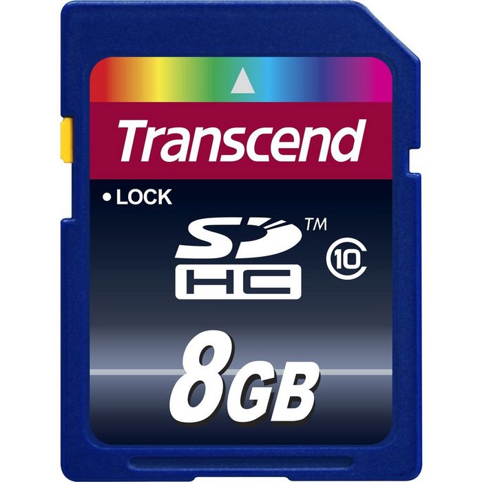 Transcend Secure Digital SDHC Card 8 GB Class 10 Speicherkarte