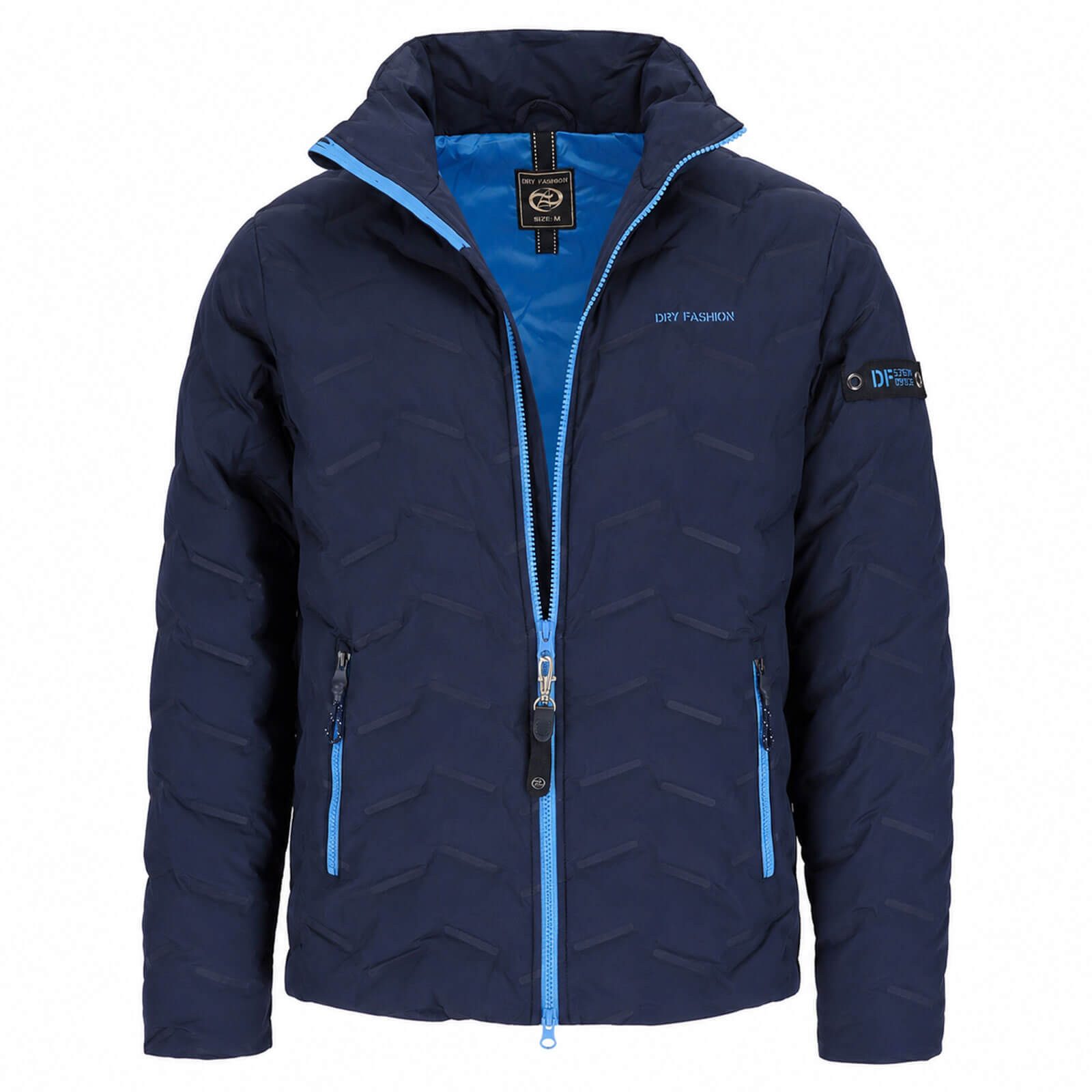 Dry Fashion Steppjacke Herren Jacke Putbus gesteppt gefüttert - Übergangsjacke Winterjacke Wind- & wasserabweisend, Stehkragen, 2-Wege-Reißverschluss, Taschen – Bild 4 von 5