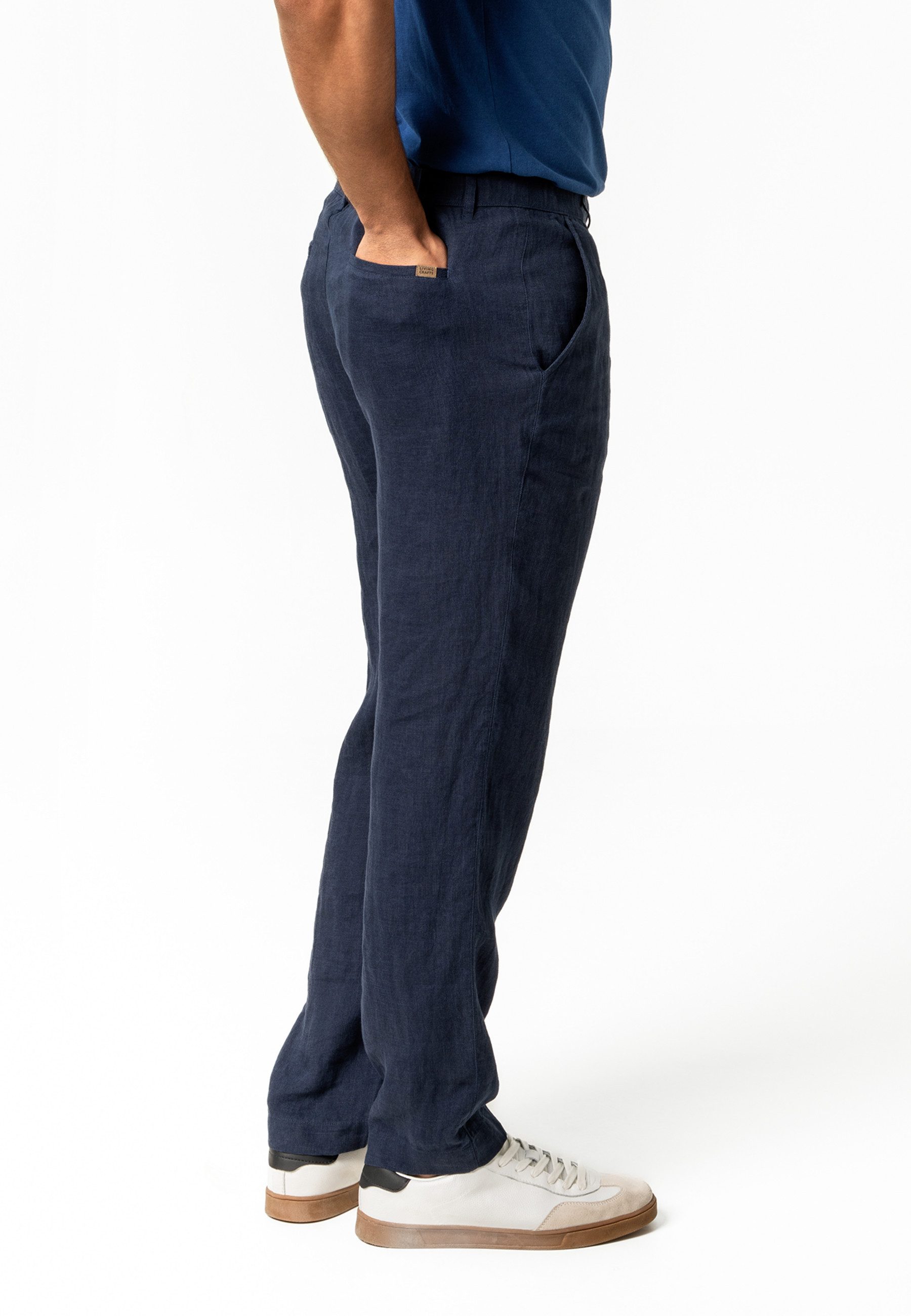 LIVING CRAFTS Stoffhose AYKE GOTS zertifiziert