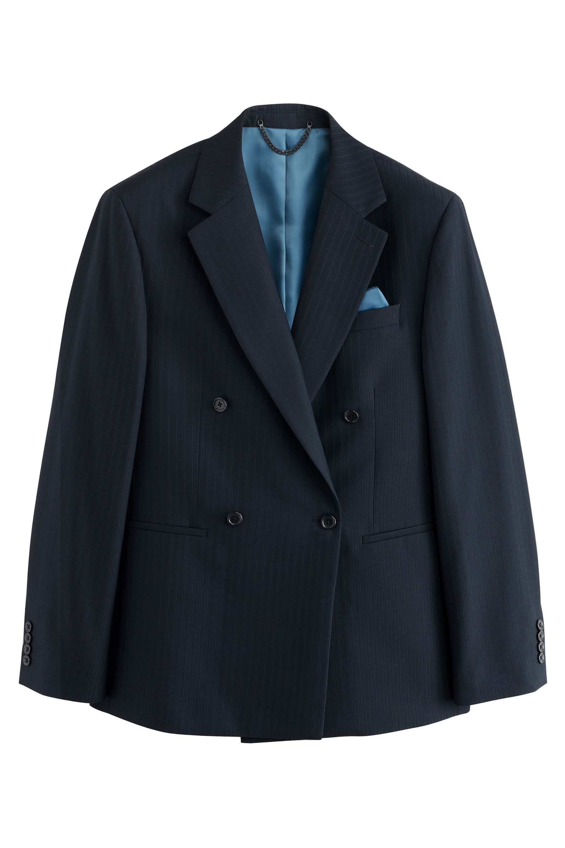 Next Sakko Zweireihiges Sakko mit Streifen (1-tlg) günstig online kaufen