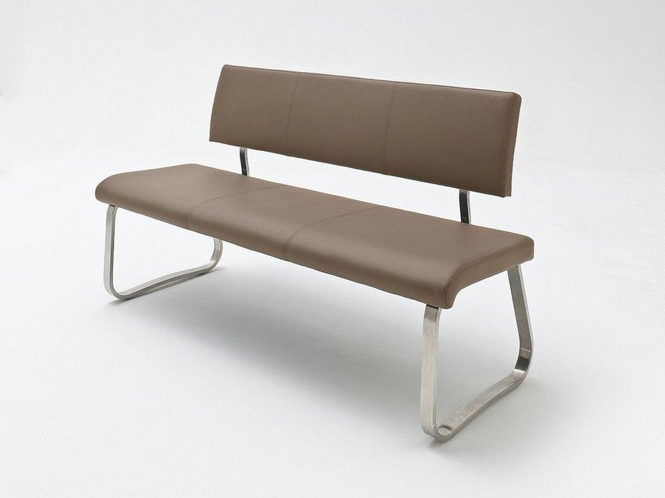 MCA furniture Polsterbank Arco, belastbar bis 280 Kg, Echtleder, in verschiedenen  Breiten
