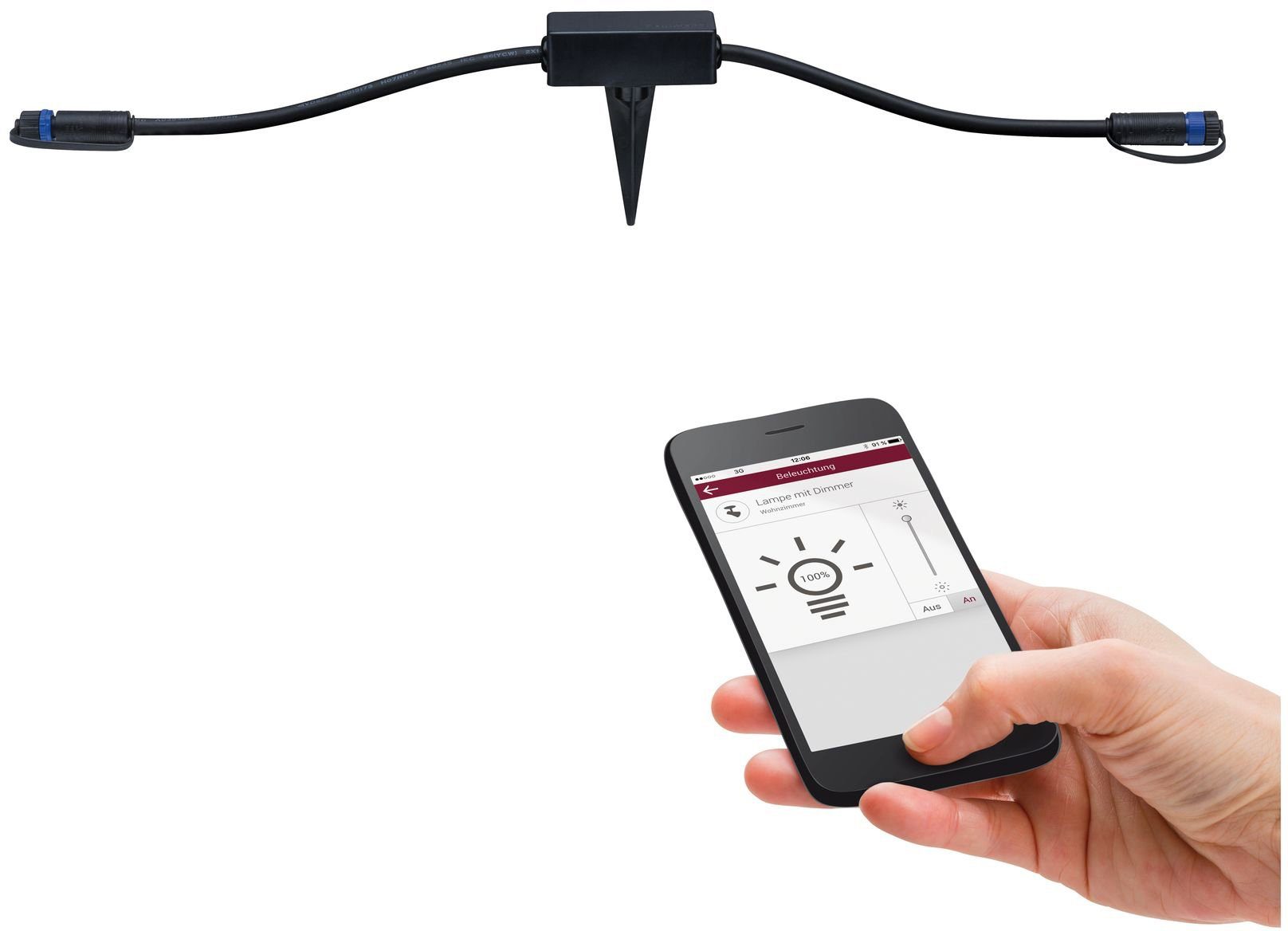 Paulmann Schienensystem-Controller Outdoor Plug & Shine ZigBee Controller, (Packung, 1-tlg), IP68, Lichtsteuerung