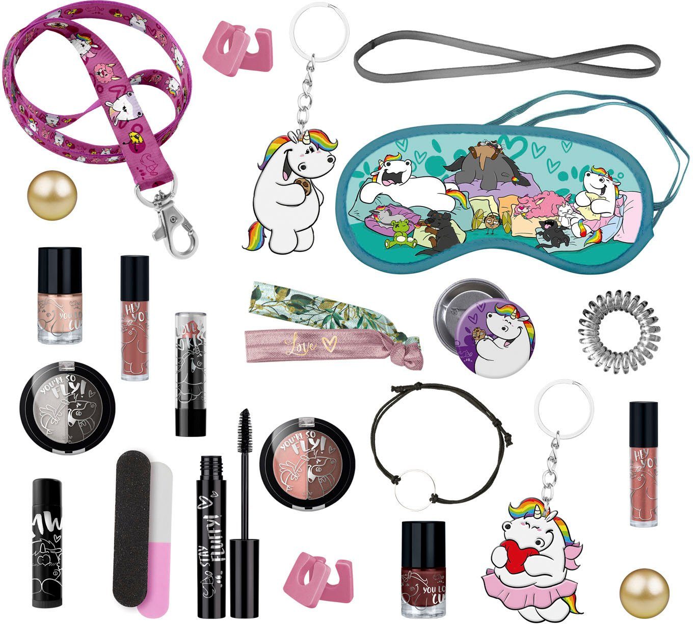 Beauty Pummel and Friends Pummel Adventskalender - Accessoires 24-tlg) Advent & (Packung, Friends &