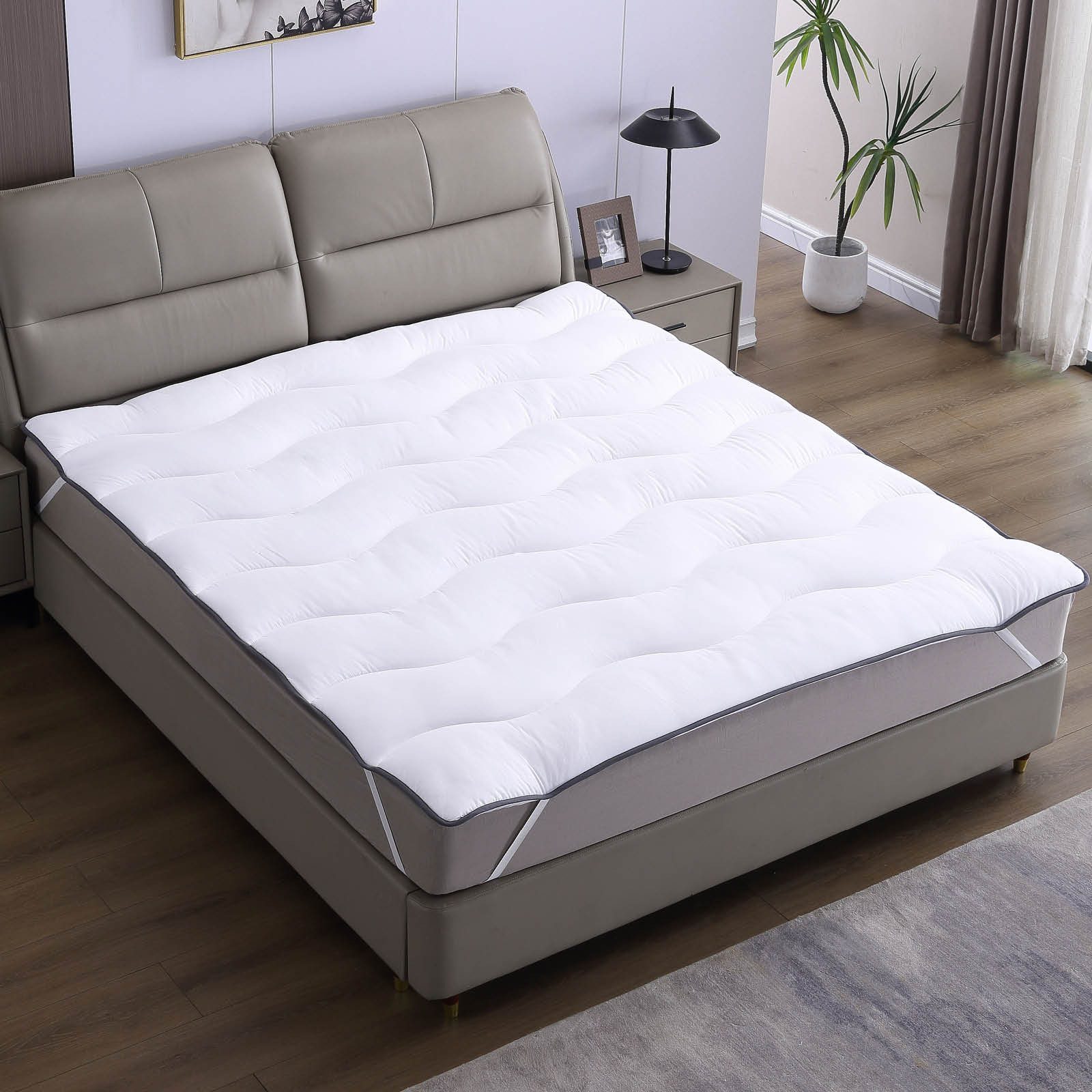AMBINESS, Topper Matratzentopper Mikrofaser Wolke 80x200cm günstig online kaufen