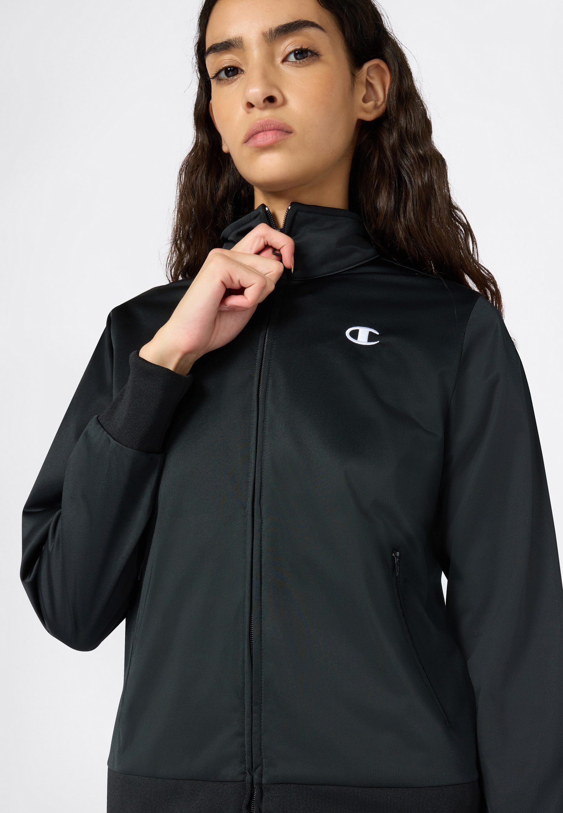 Champion Trainingsanzug ICONS Full Zip Suit (2-tlg), für sportliche Aktivitäten, zweiteilig, aus Polyester