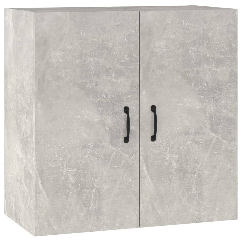 vidaXL Fächerschrank Wandschrank Betongrau Holzwerkstoff (1-St) cm 60x31x60