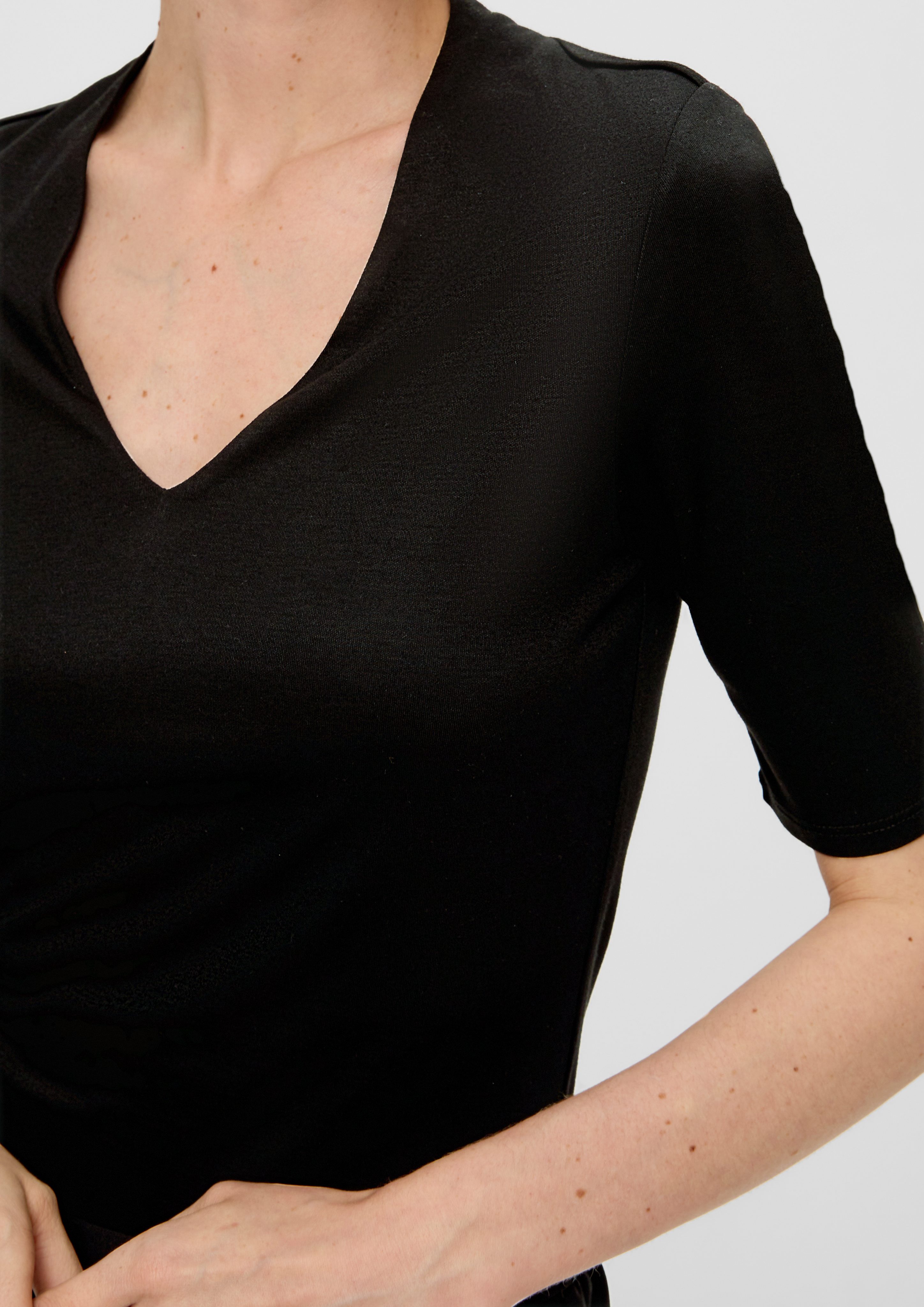 s.Oliver T-Shirt – elegantes Basic für günstig online kaufen