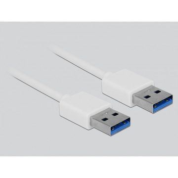 Delock Externer USB 3.0 4 Port Hub mit Feststellschraube USB-Kabel