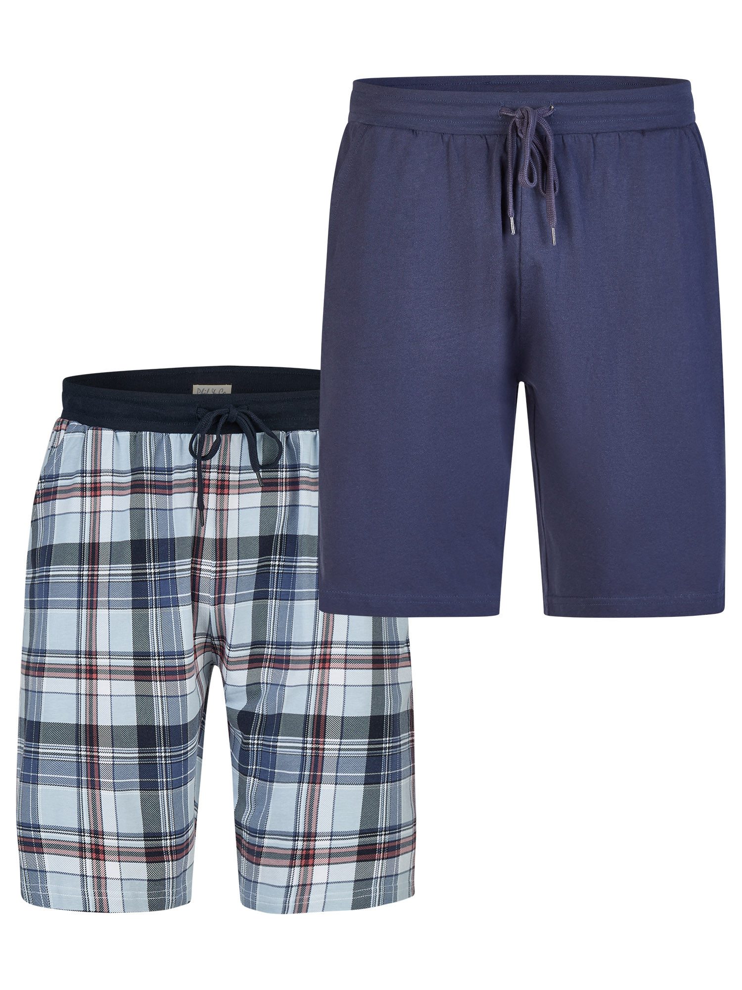 Phil & Co. Pyjamashorts Classics (2-tlg) Vielseitig einsetzbar - ideal zum Schlafen und Entspannen