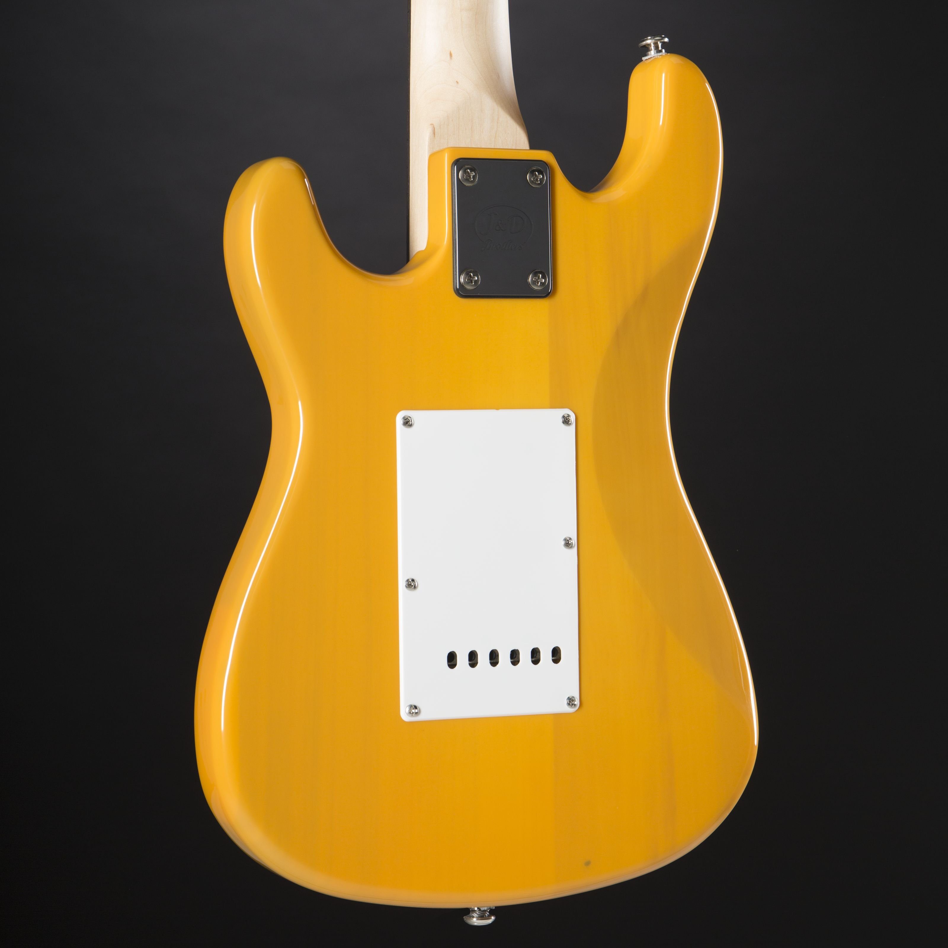 J & D E-Gitarre, ST-MINI BB E-Gitarre 3/4 elektrische Gitarre für Anfänger mit Single Coil und Humbucker Tonabnehmer Electric Guitar in Gelb, E-Gitarren, ST-Modelle, E-Gitarre, 3/4 elektrische Gitarre, Anfänger Gitarre