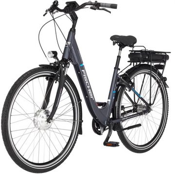 FISCHER Fahrrad E-Bike CITA ECU 2200 522, 7 Gang Nexus Schaltwerk, Nabenschaltung, Frontmotor, 522 Wh Akku, Pedelec, Elektrofahrrad für Damen u. Herren, Cityrad