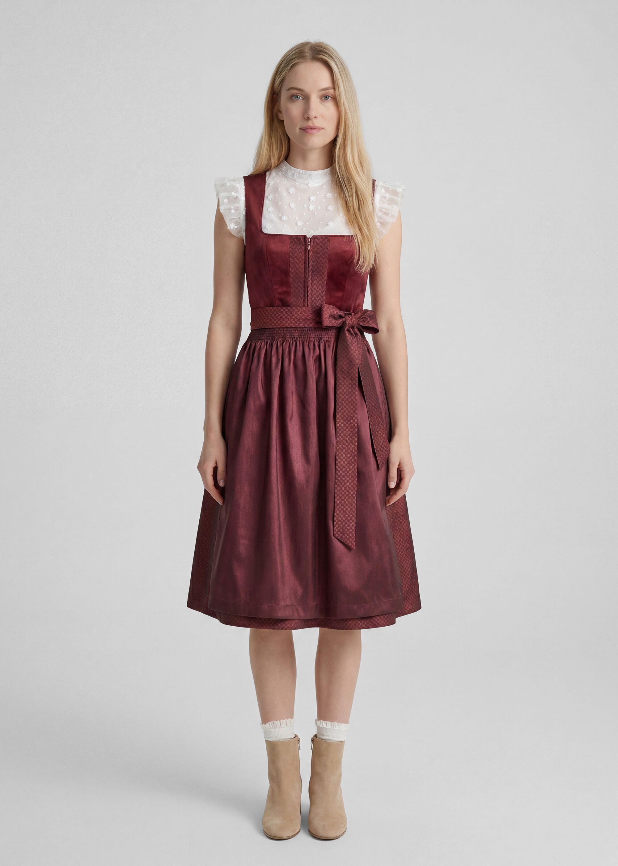 Spieth & Wensky Dirndl Kathi (1-tlg) mit dekorativer Schürze