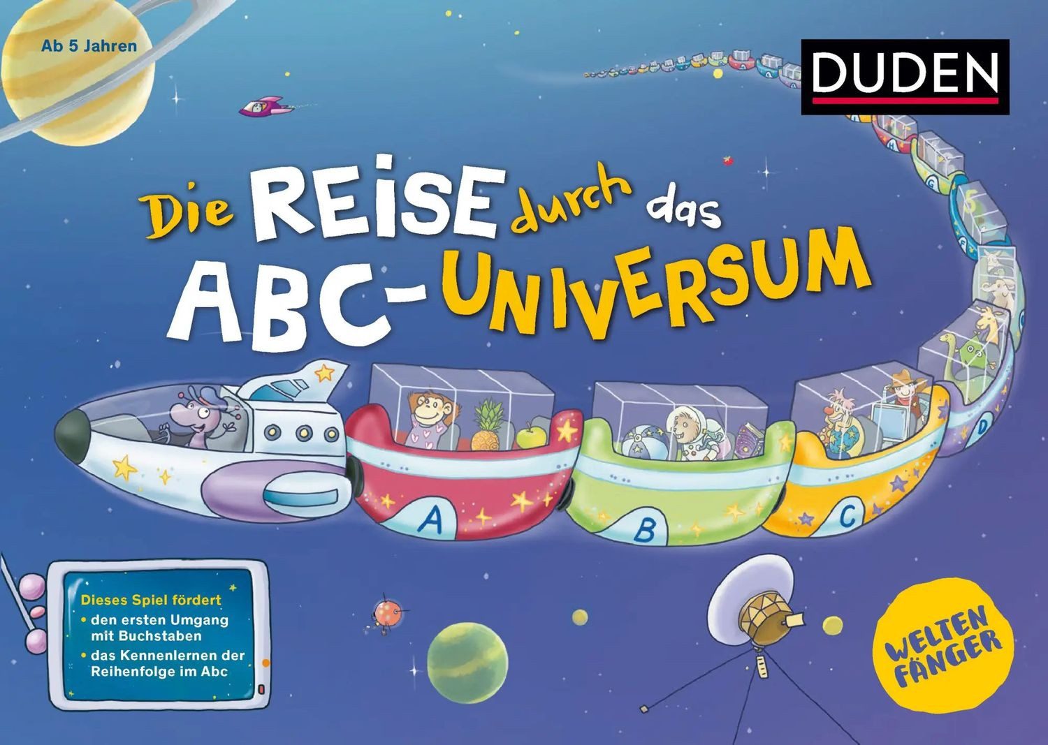 Duden Spiel Die Reise durch das Abc-Universum