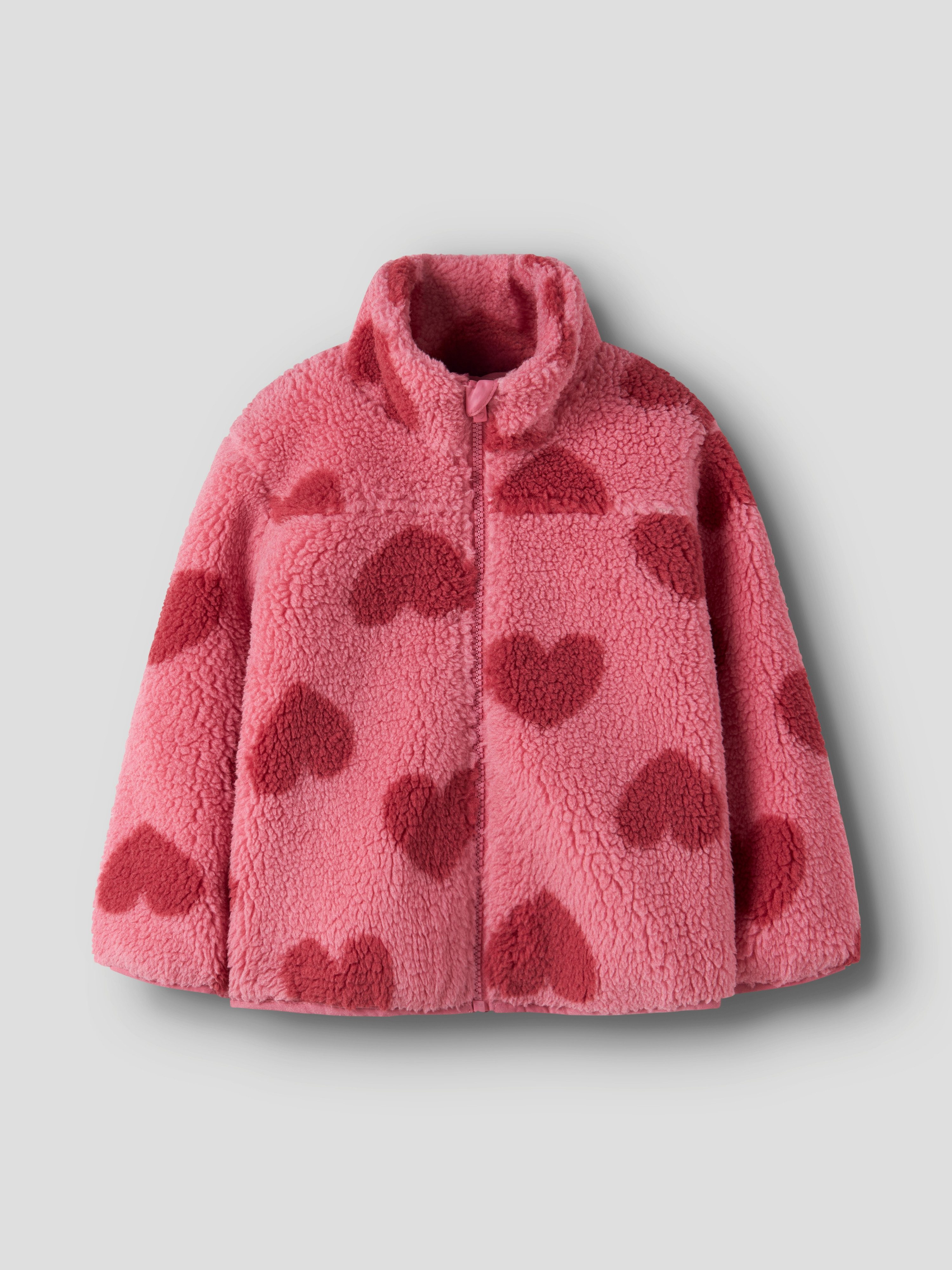 Name It Plüschjacke NMFMONICA TEDDY JACKET AOP NOOS Kunstfaser – Bild 4 von 5