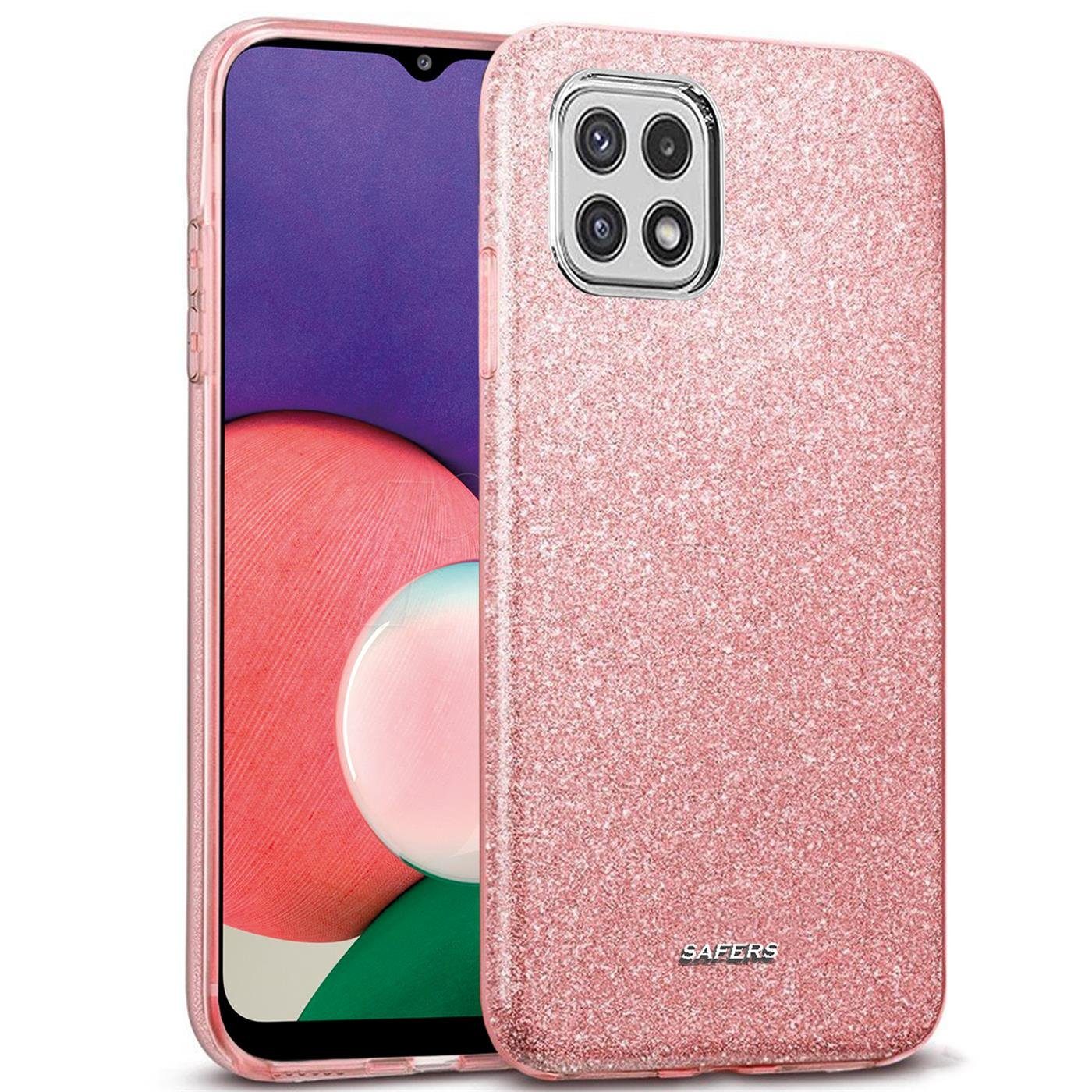 Handyhülle Glitzer Glamour Hülle für Samsung Galaxy A22 5G